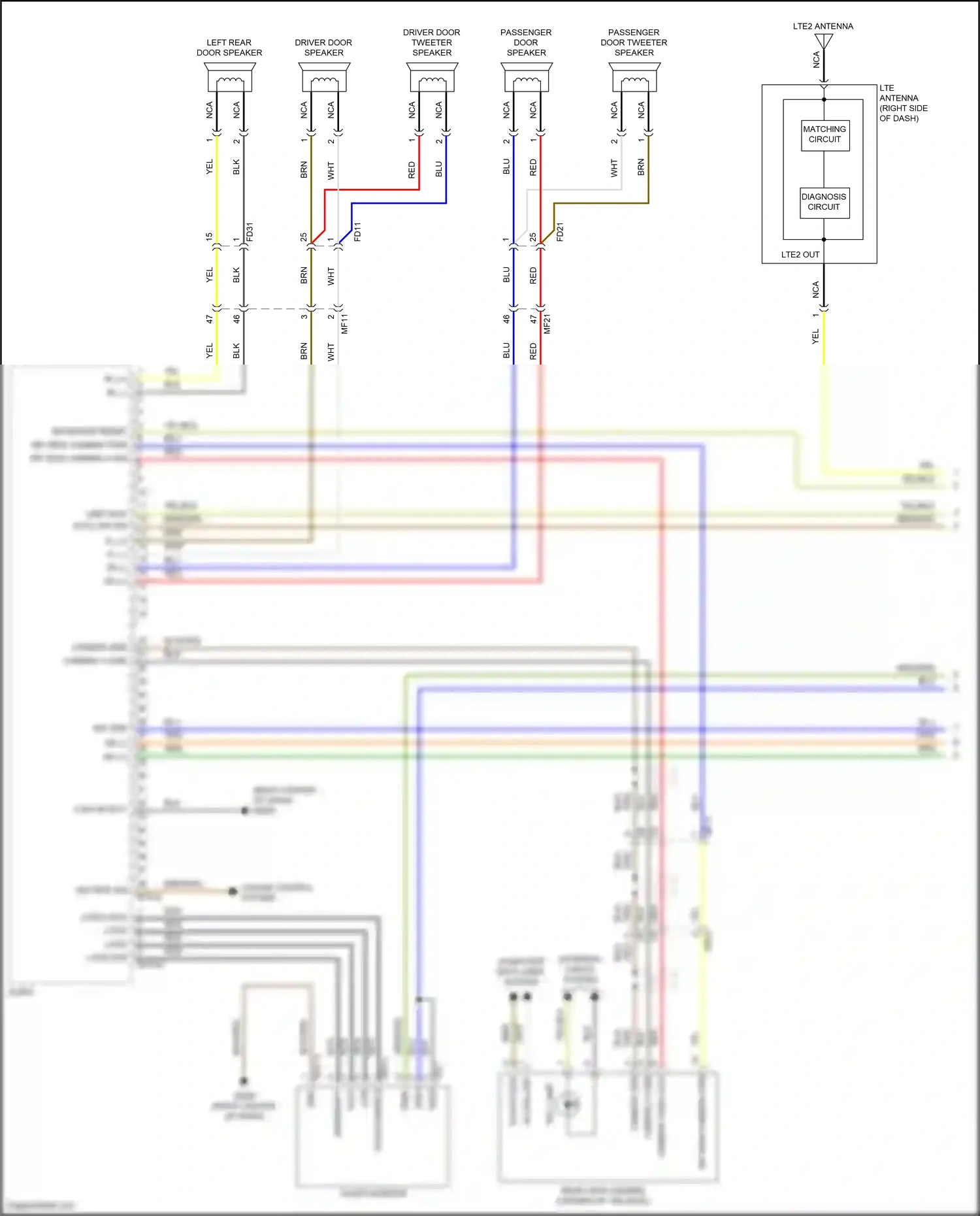 Hyundai Tucson IV (2020-2024) computer data lines system wiring diagram  (133 of 245)