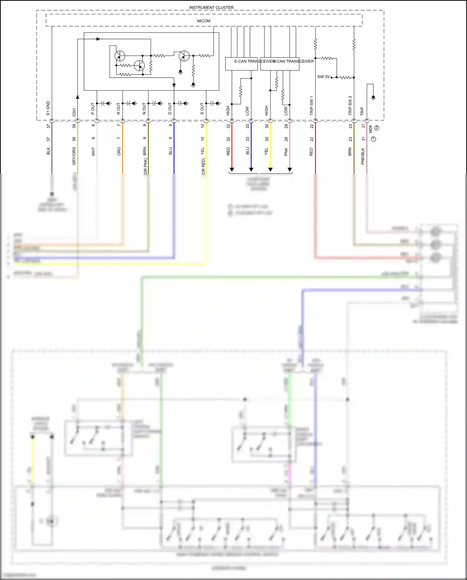 Hyundai Tucson IV (2020-2024) computer data lines system wiring diagram  (202 of 245)