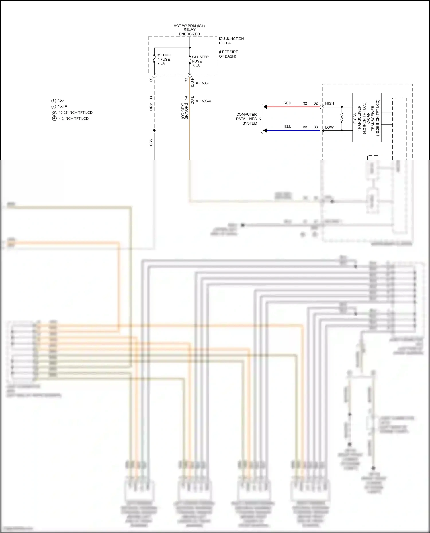 Hyundai Tucson IV (2020-2024) computer data lines system wiring diagram  (17 of 245)