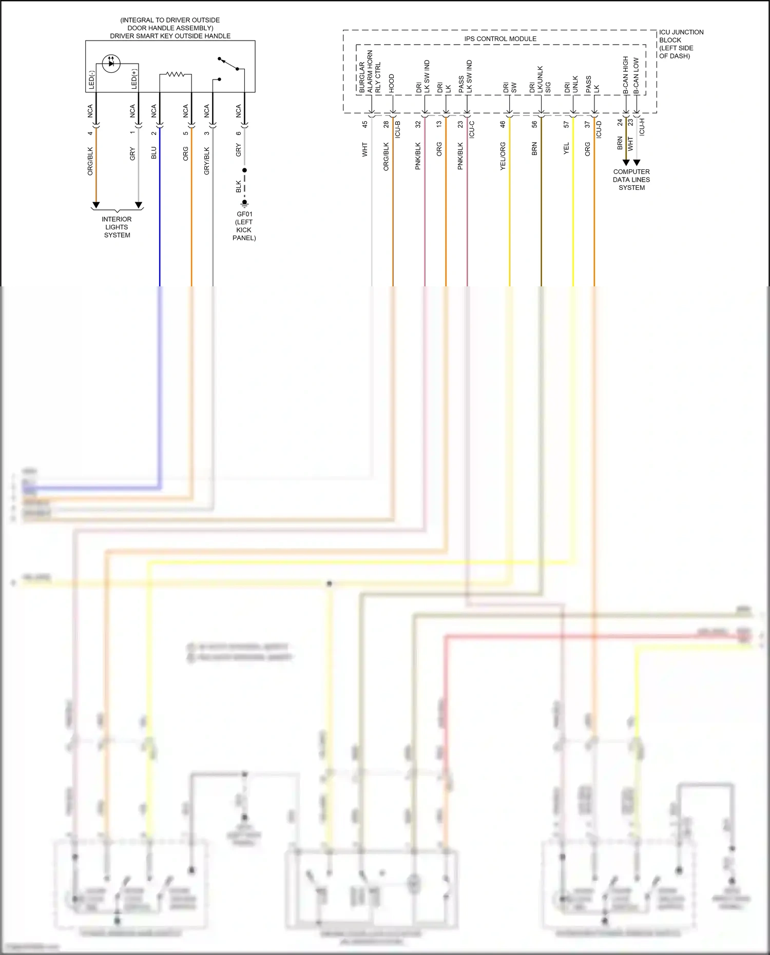 Hyundai Tucson IV (2020-2024) computer data lines system wiring diagram  (214 of 245)