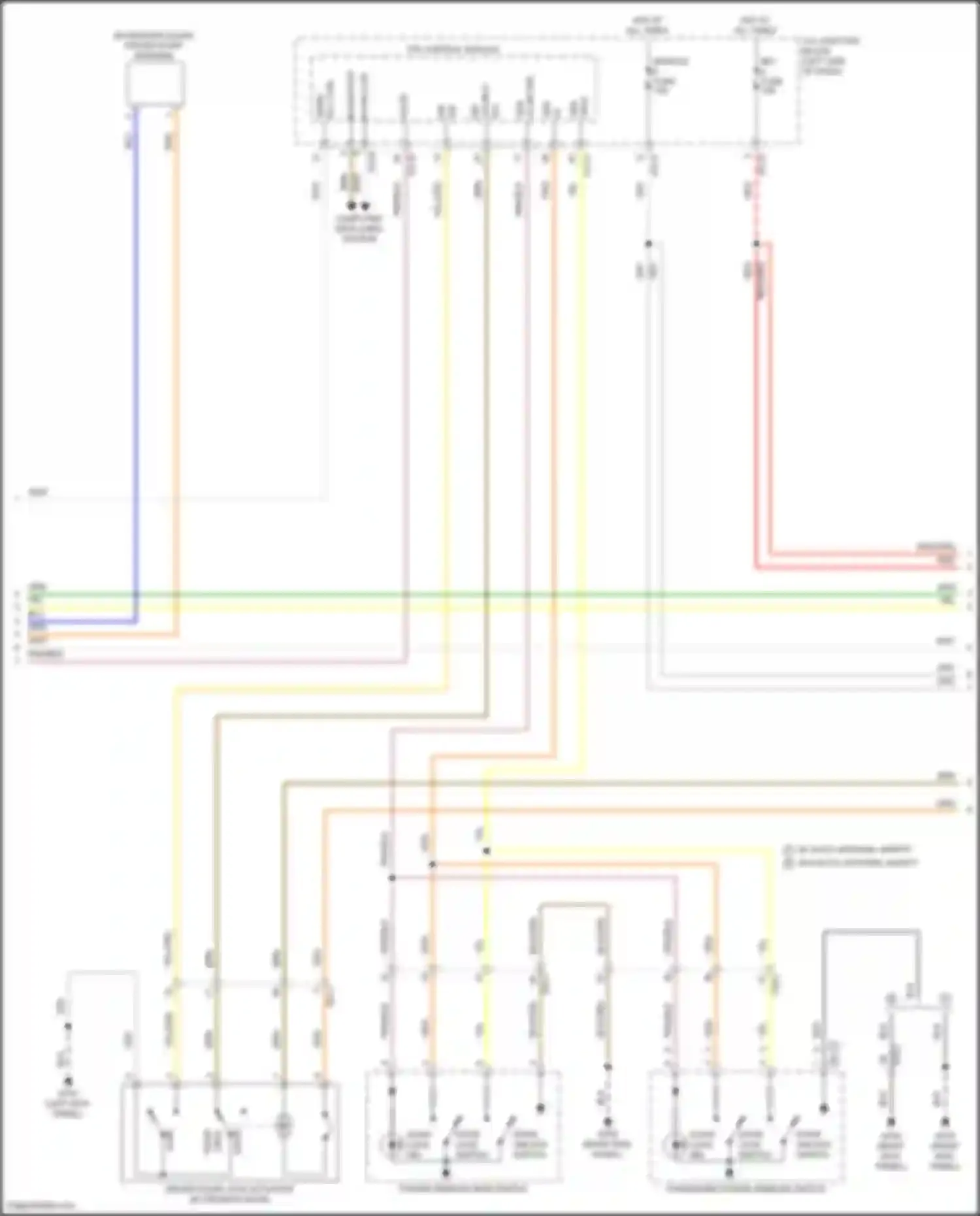 Wiring diagram dri dr for Hyundai Tucson IV (2020-2024) (1 of 8)