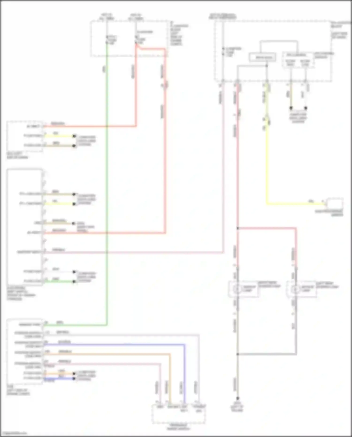 Wiring diagram e-shifter fuse for Hyundai Tucson IV (2020-2024) (6 of 12)