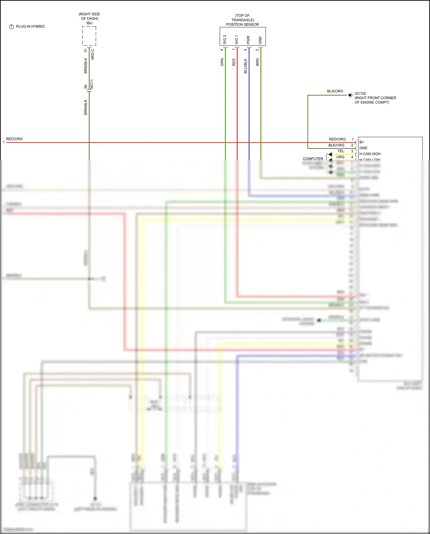 Hyundai Tucson IV (2020-2024) encoder sens gnd wiring diagram  (3 of 6)