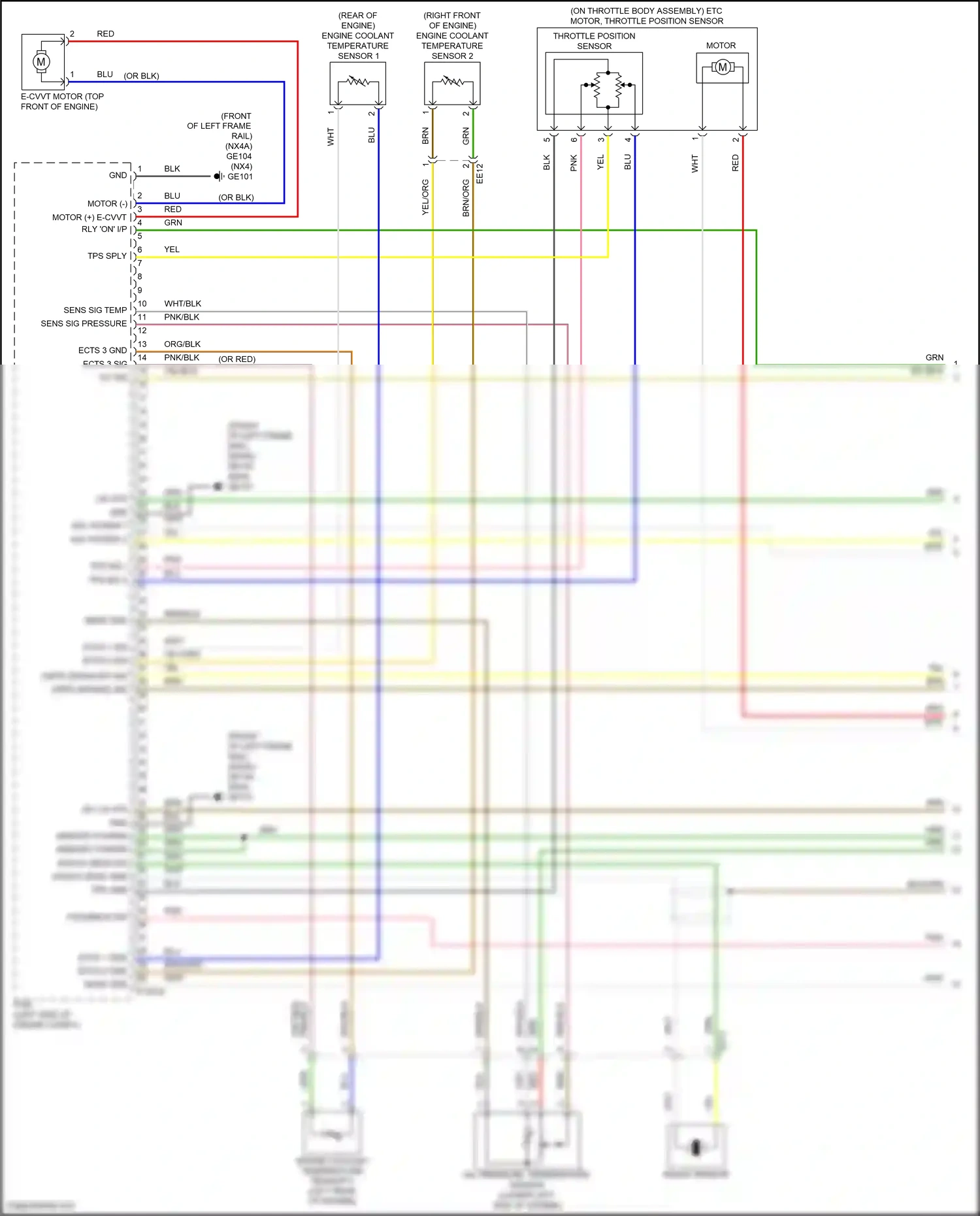 Hyundai Tucson IV (2020-2024) engine coolant temperature sensor 3 wiring diagram  (7 of 7)
