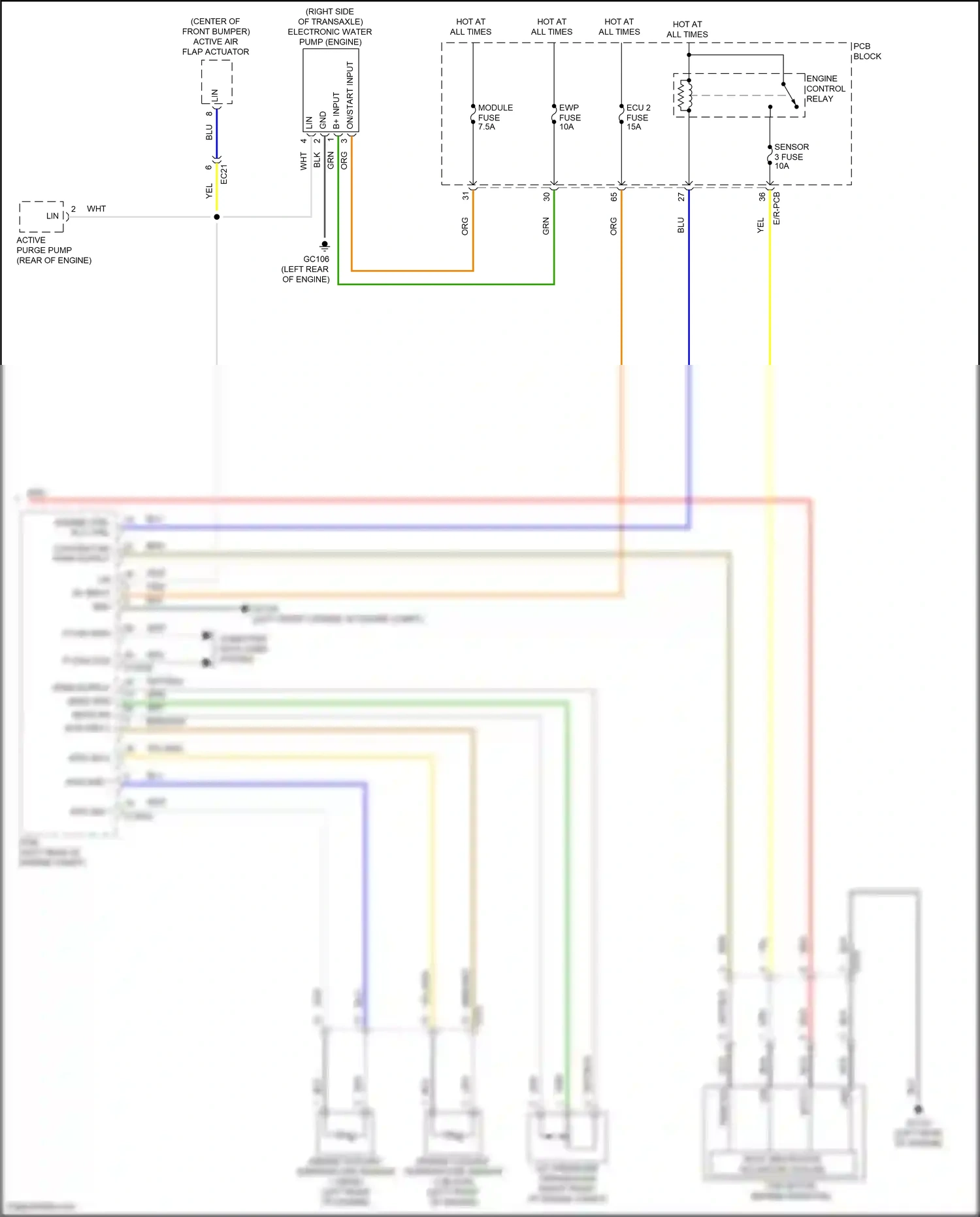 Hyundai Tucson IV (2020-2024) engine ctrl rly ctrl wiring diagram  (4 of 9)