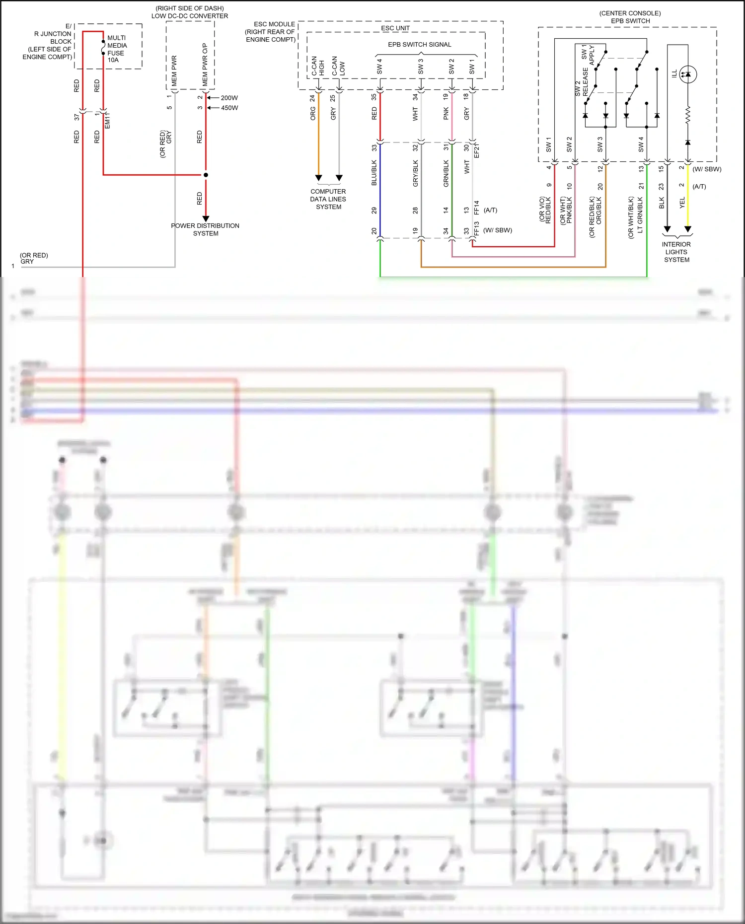 Hyundai Tucson IV (2020-2024) esc module wiring diagram  (6 of 24)