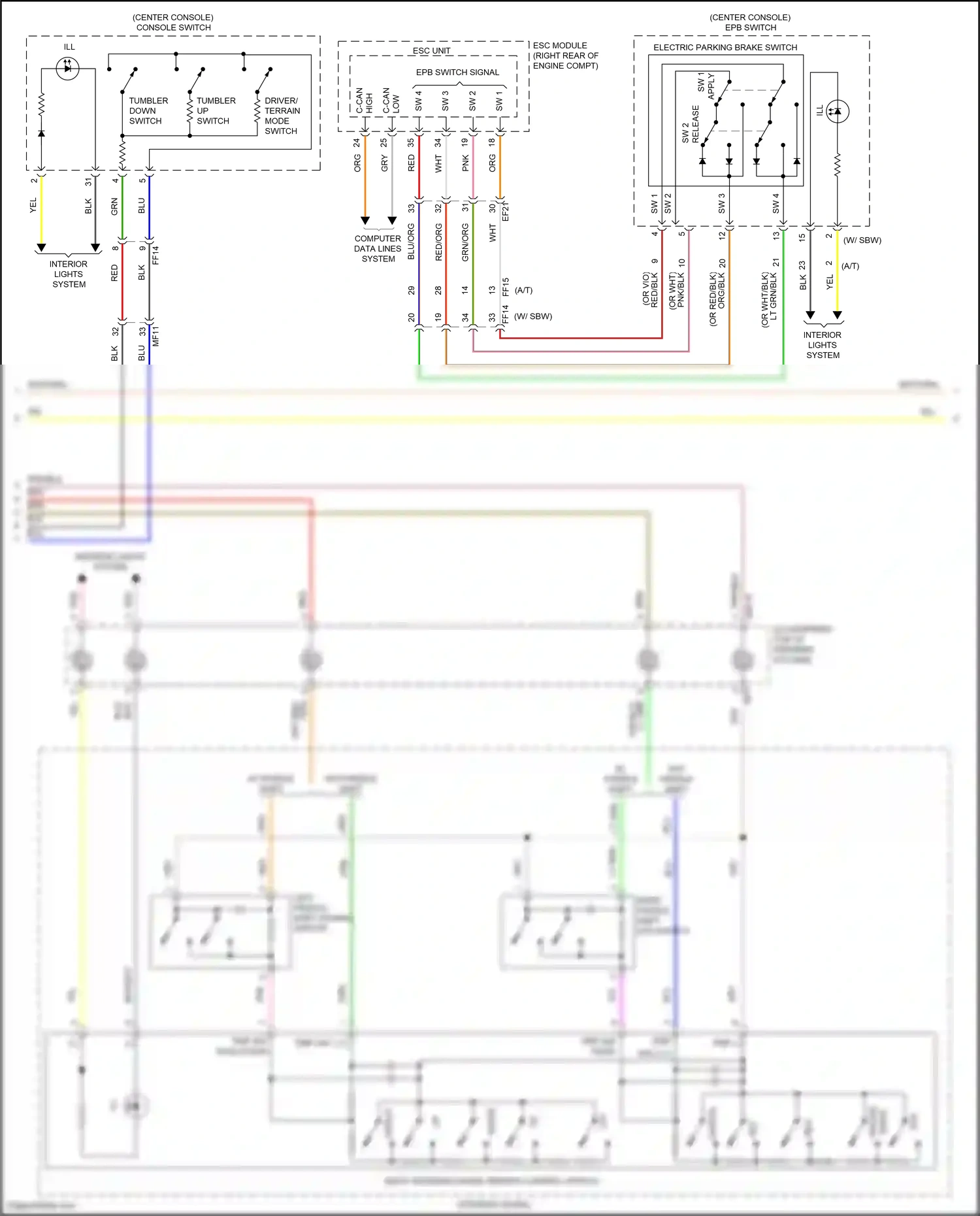 Hyundai Tucson IV (2020-2024) esc module wiring diagram  (19 of 24)