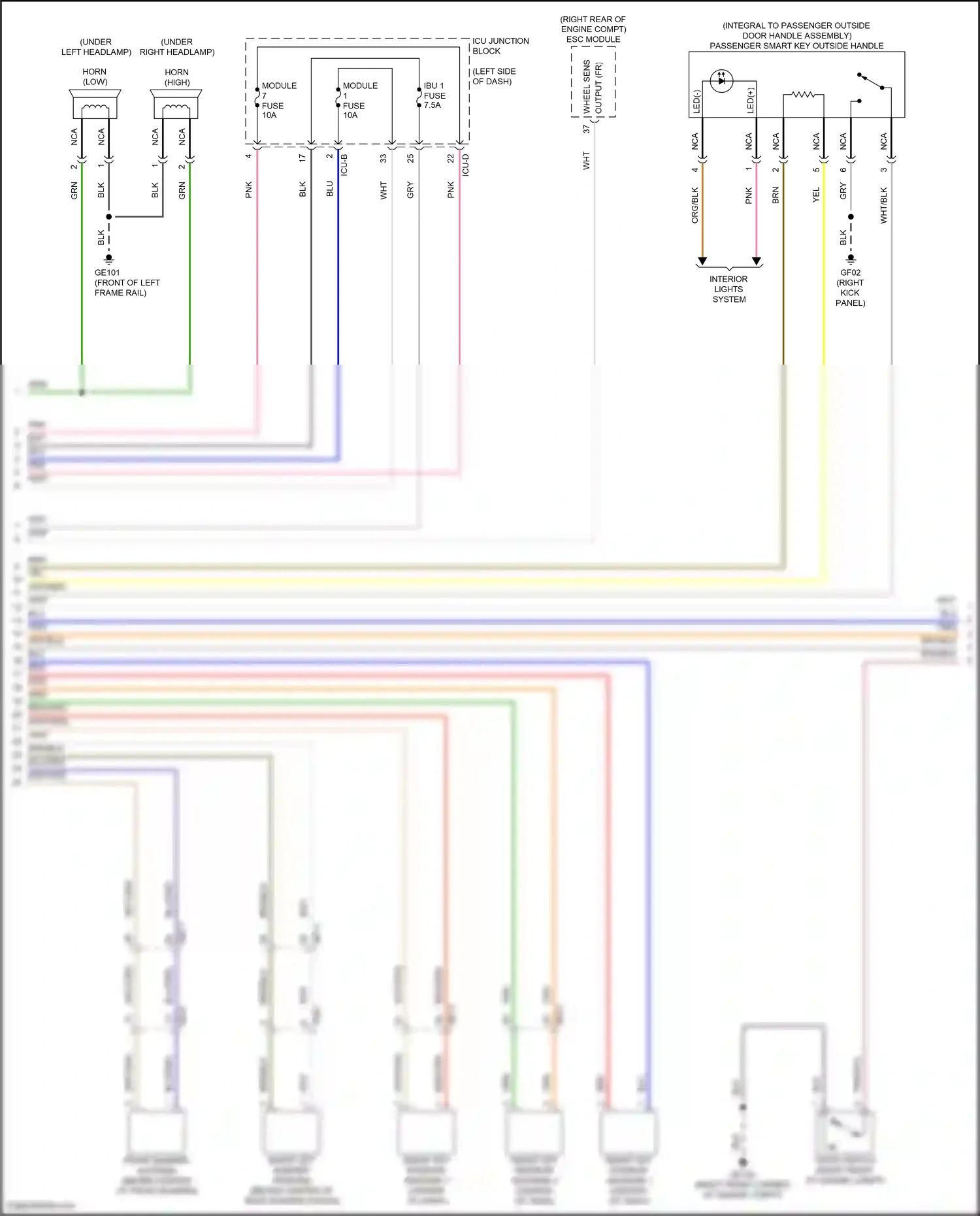 Hyundai Tucson IV (2020-2024) esc module wiring diagram  (8 of 24)
