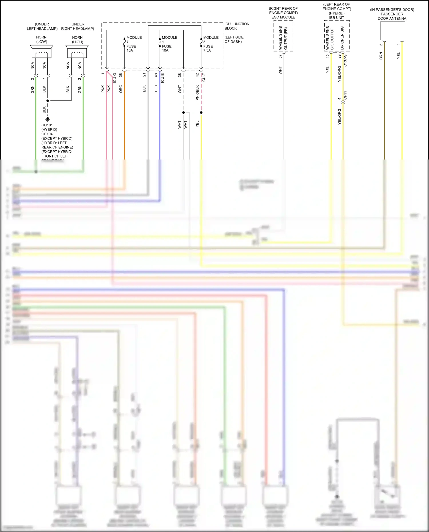 Hyundai Tucson IV (2020-2024) esc module wiring diagram  (7 of 24)