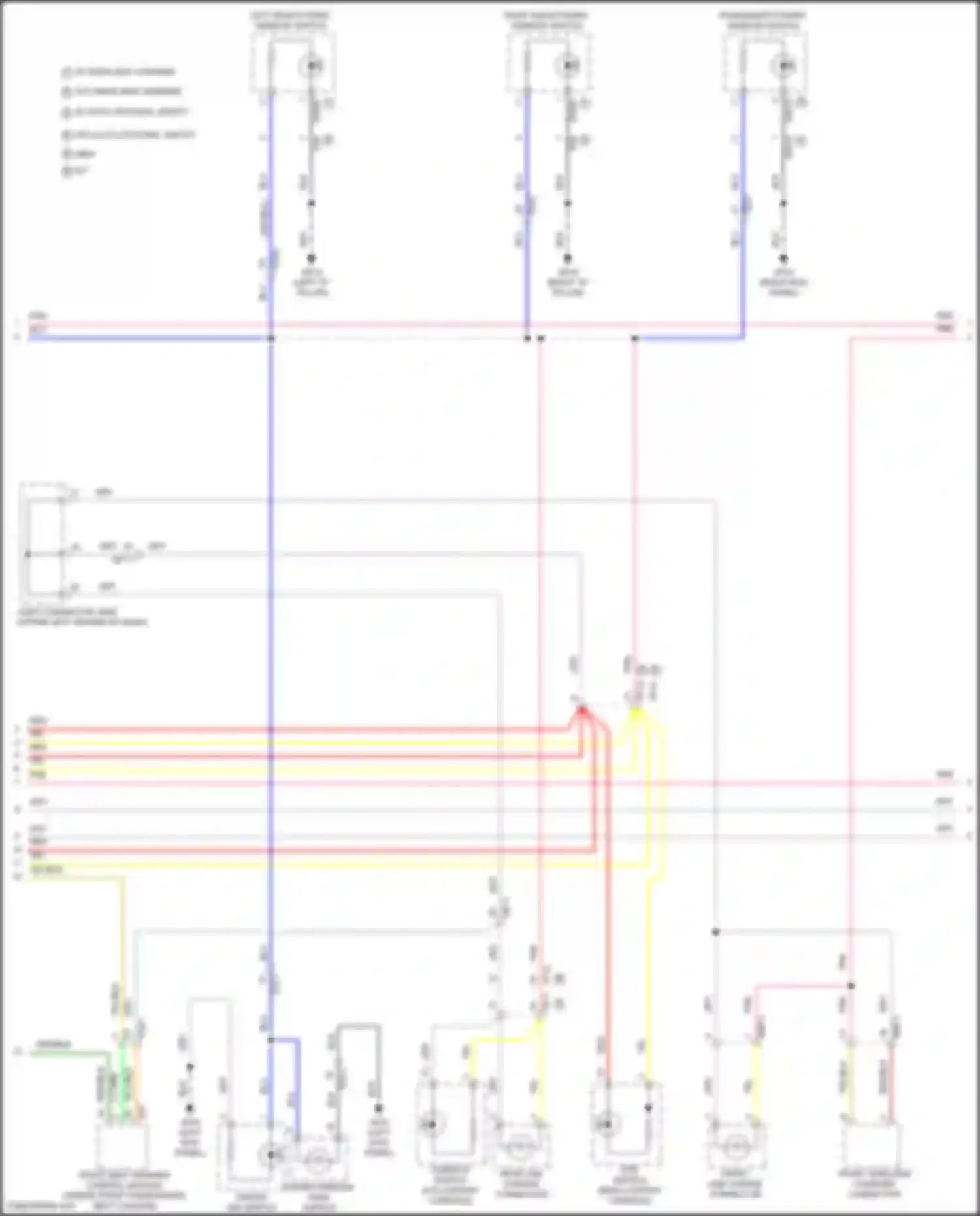 Wiring diagram front wireless charger connector for Hyundai Tucson IV (2020-2024) (2 of 3)