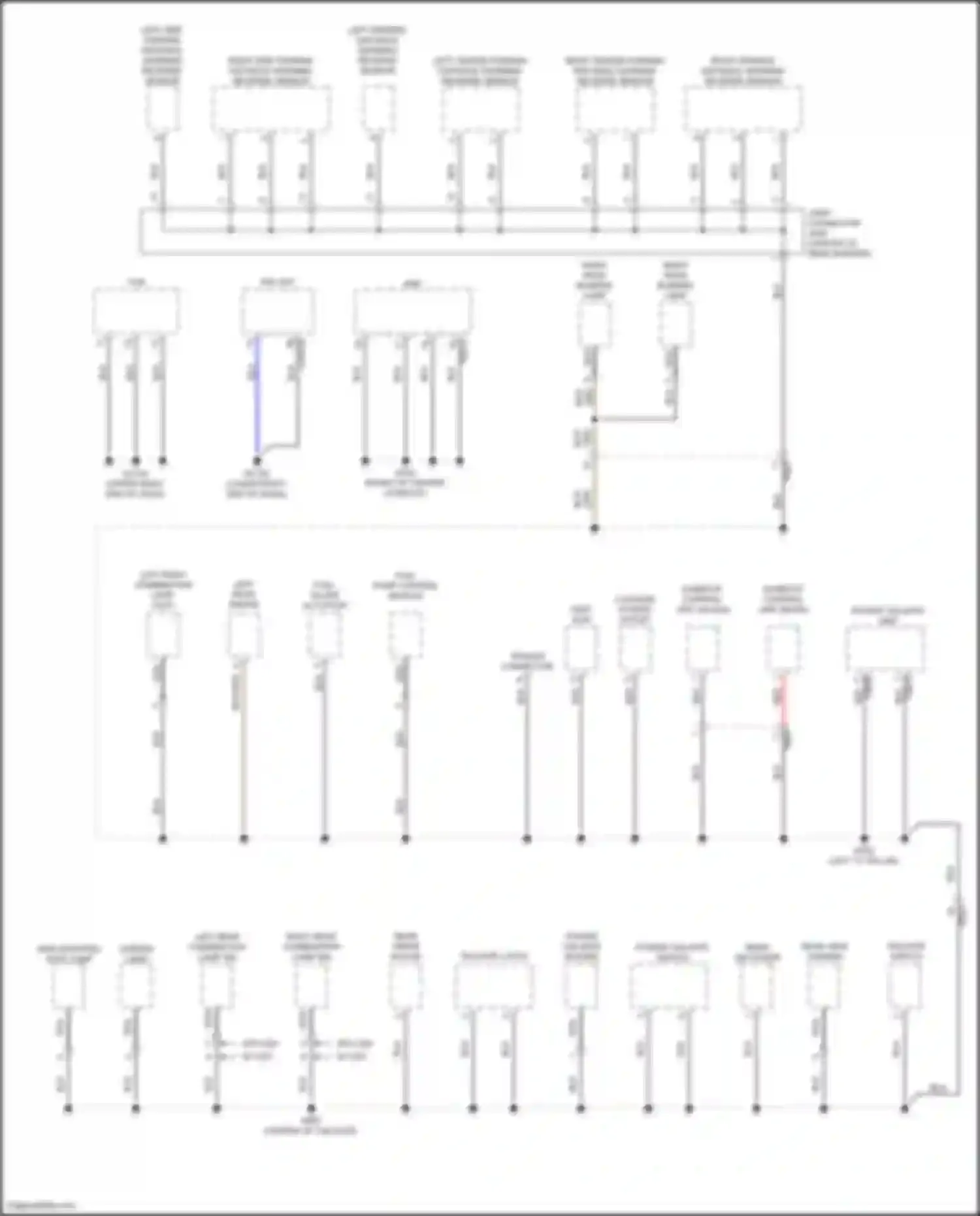 Wiring diagram ifb unit for Hyundai Tucson IV (2020-2024) (1 of 1)
