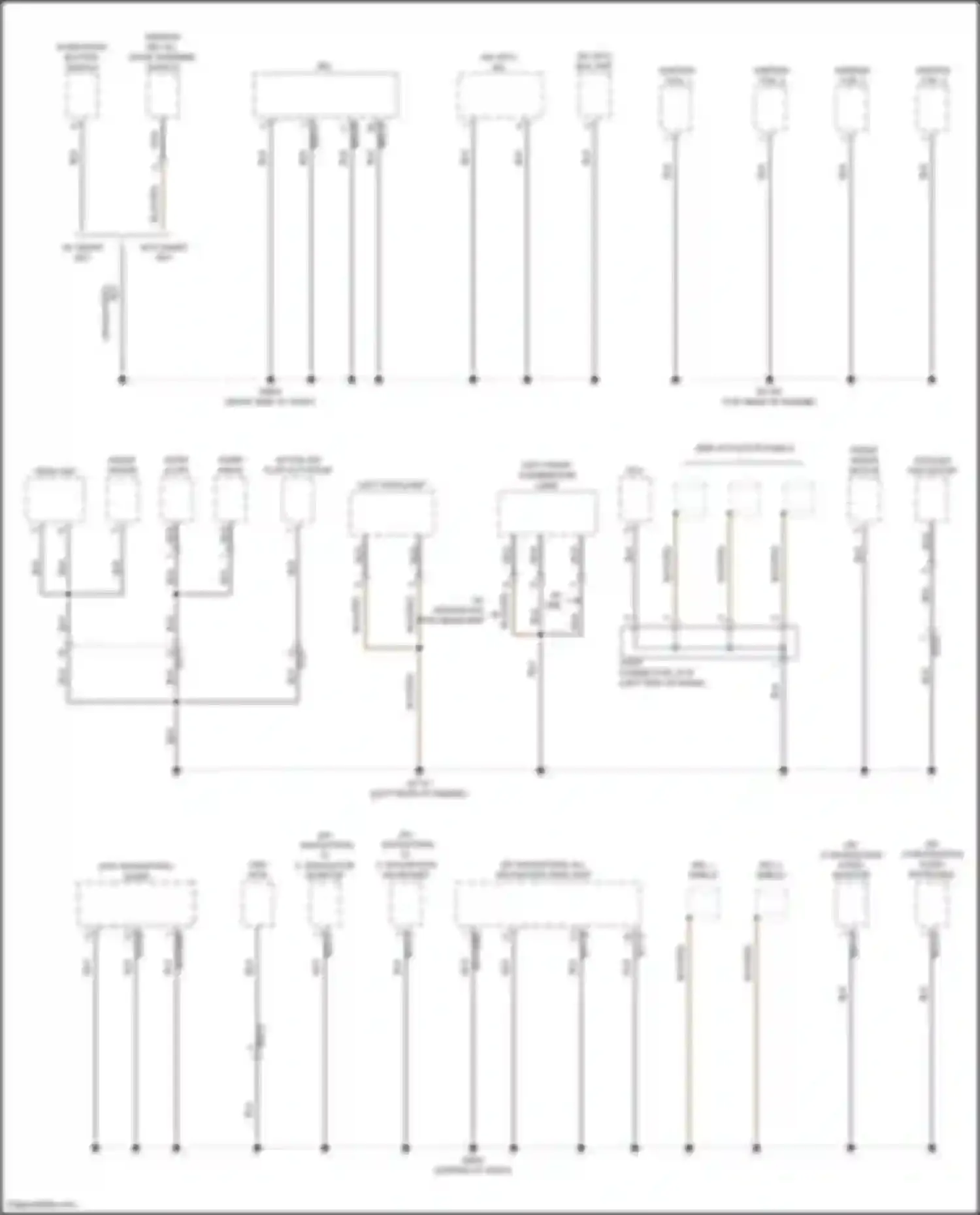 Wiring diagram ignition key ill, door warning switch for Hyundai Tucson IV (2020-2024) (3 of 8)