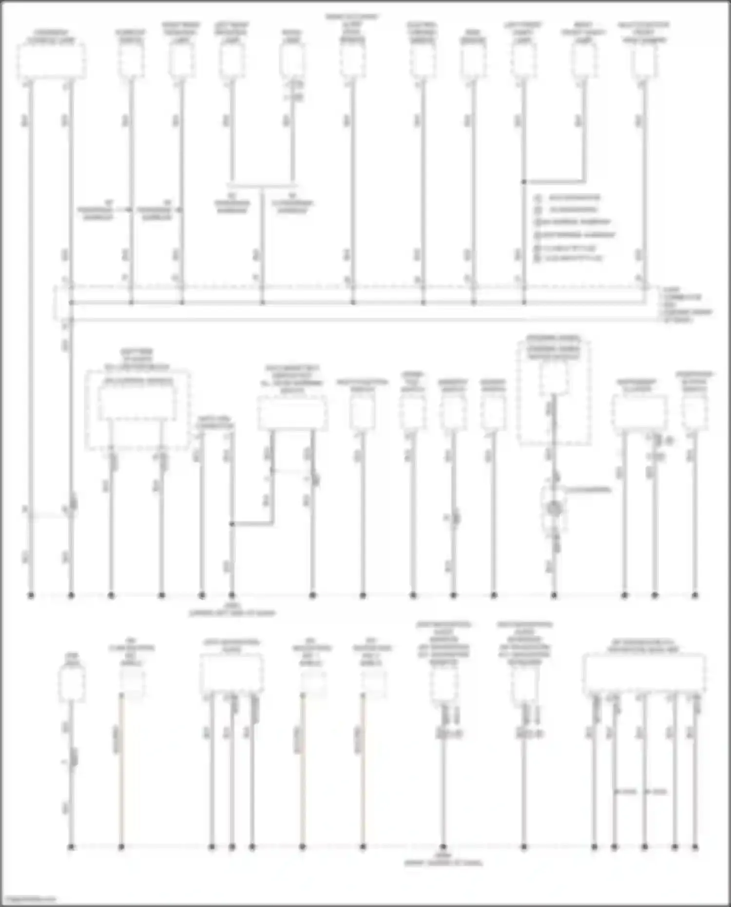 Wiring diagram ignition key ill, door warning switch for Hyundai Tucson IV (2020-2024) (6 of 8)
