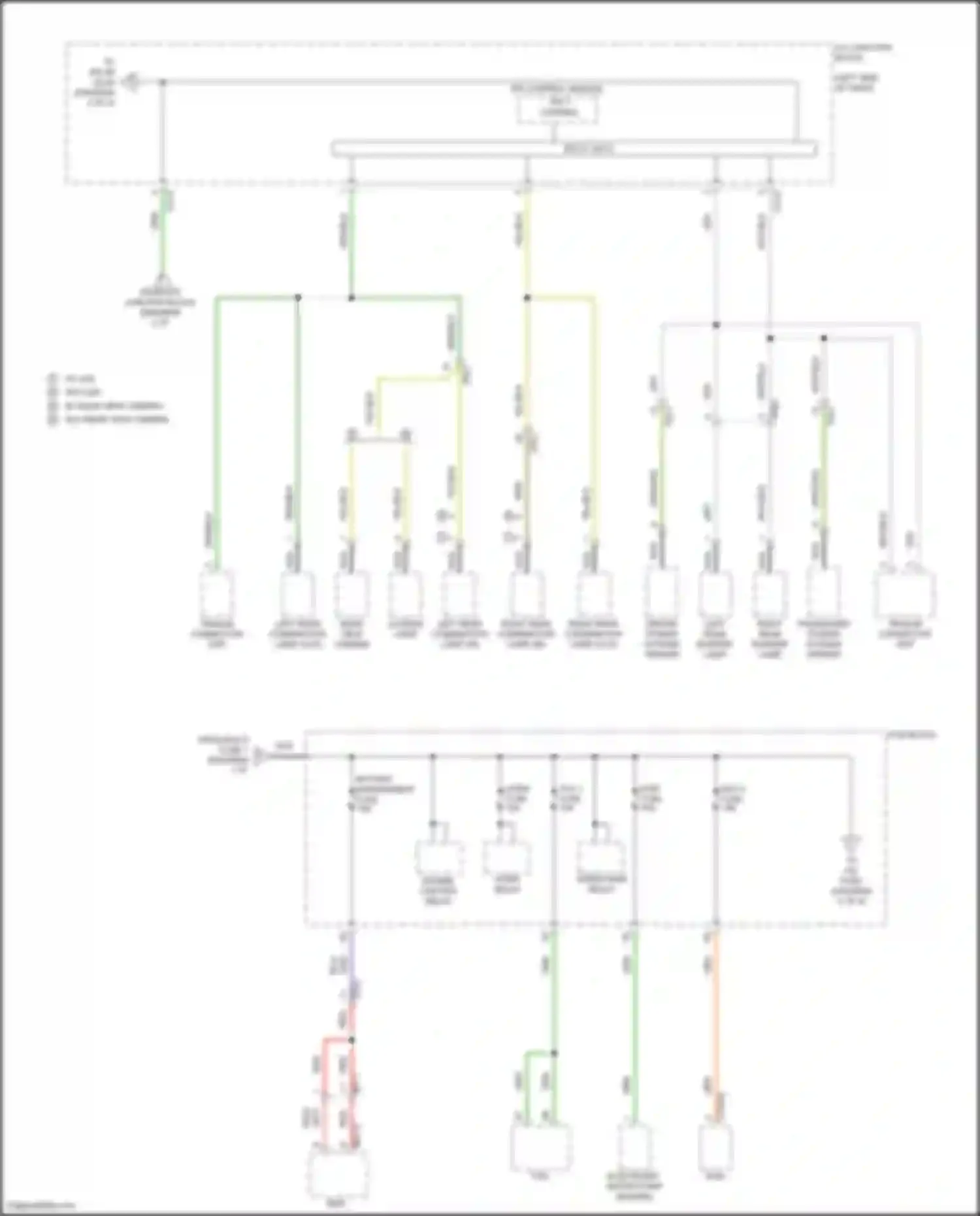 Wiring diagram ips 7 control for Hyundai Tucson IV (2020-2024) (2 of 7)