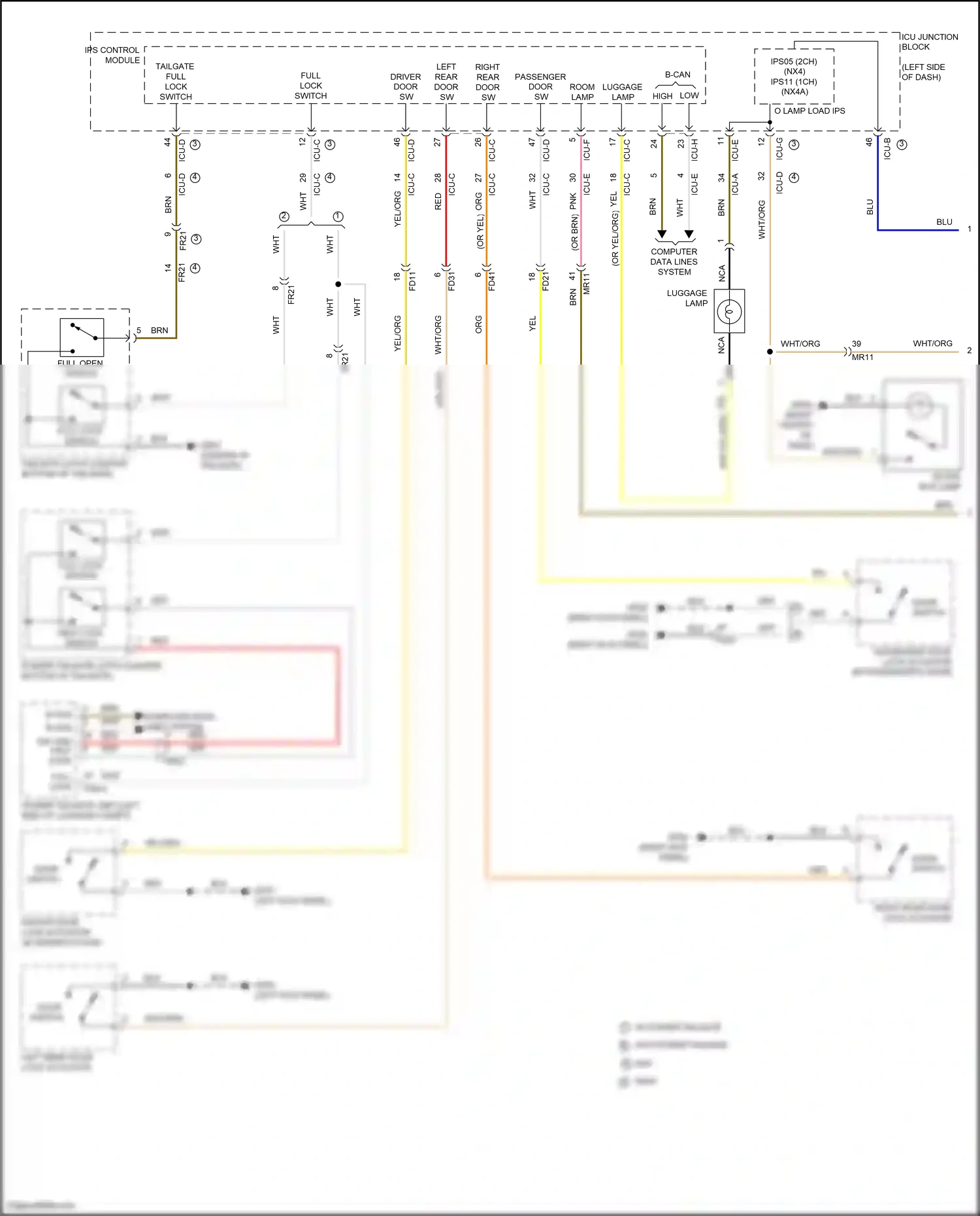 Hyundai Tucson IV (2020-2024) ips control module wiring diagram  (61 of 107)
