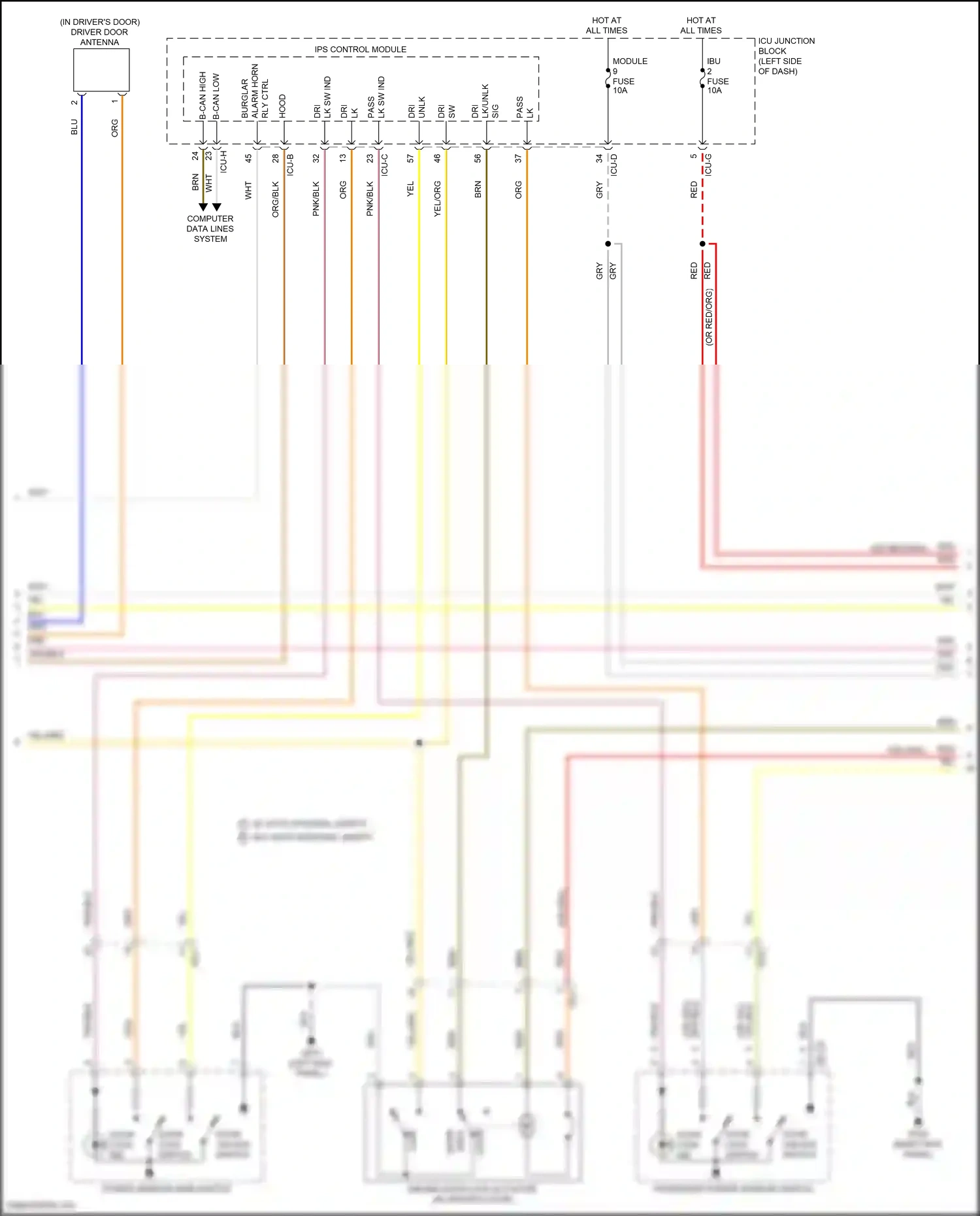 Hyundai Tucson IV (2020-2024) ips control module wiring diagram  (31 of 107)