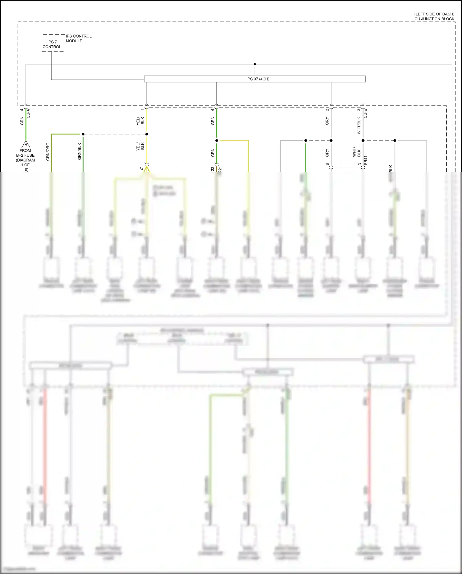 Hyundai Tucson IV (2020-2024) ips control module wiring diagram  (104 of 107)