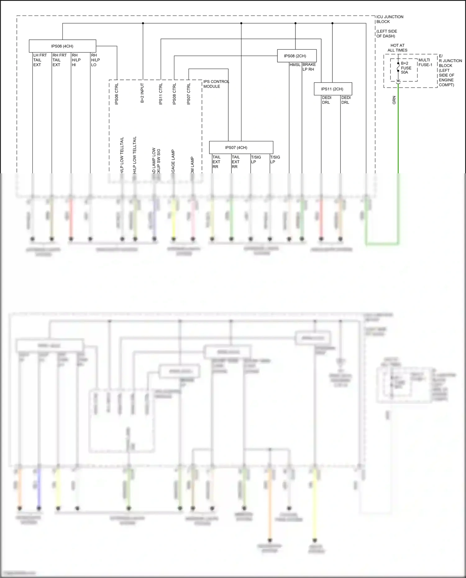 Hyundai Tucson IV (2020-2024) ips control module wiring diagram  (54 of 107)