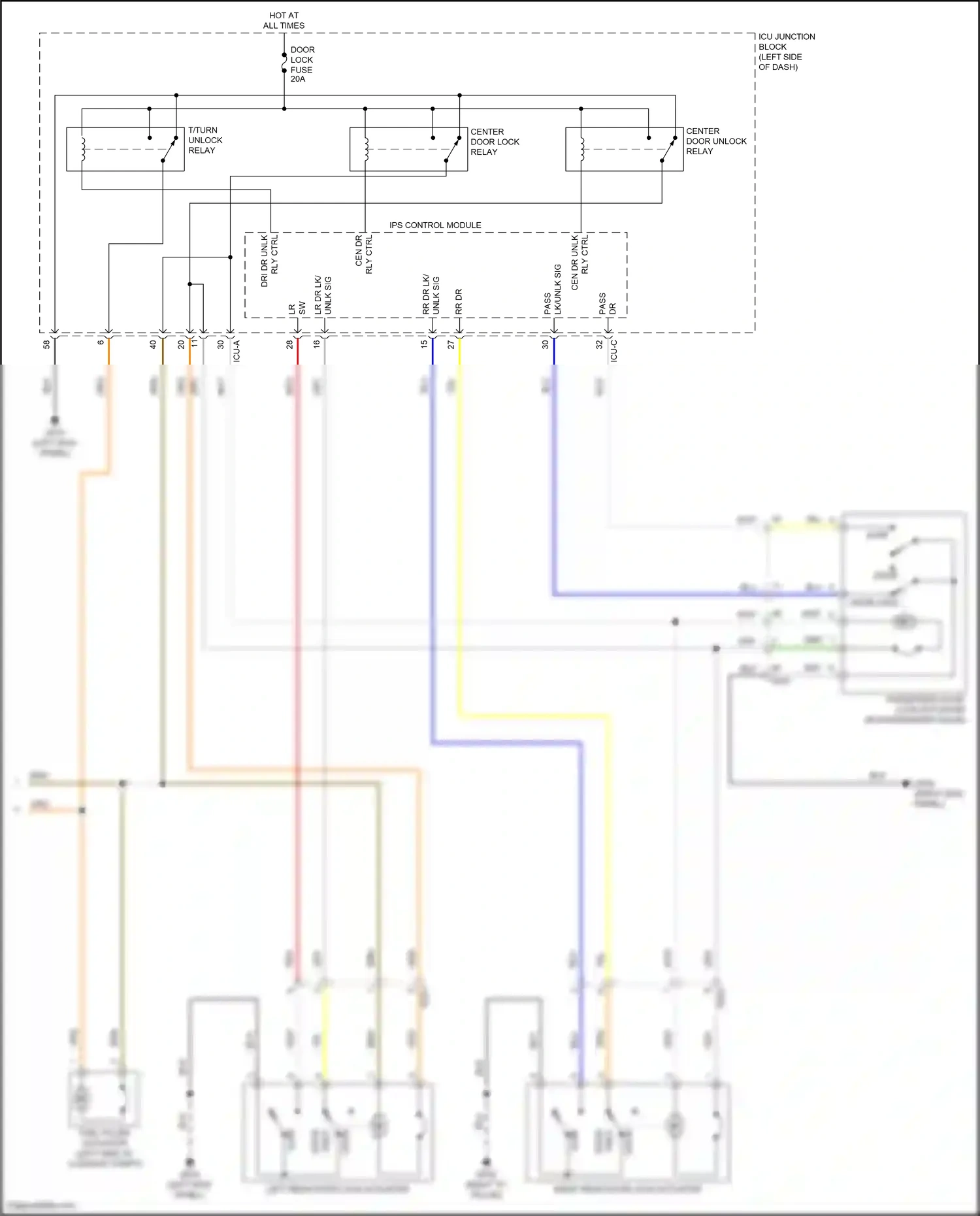 Hyundai Tucson IV (2020-2024) ips control module wiring diagram  (32 of 107)