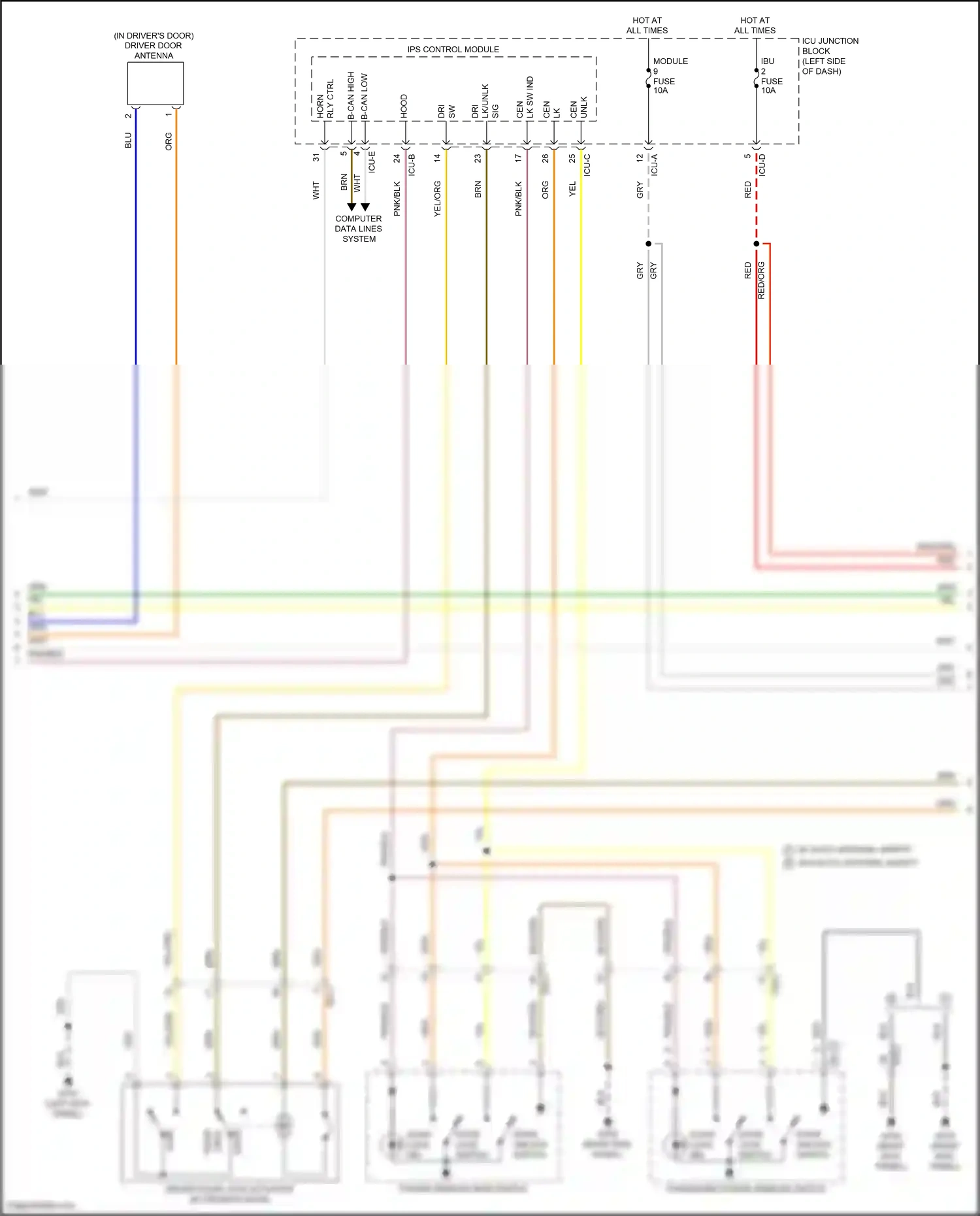 Hyundai Tucson IV (2020-2024) ips control module wiring diagram  (34 of 107)
