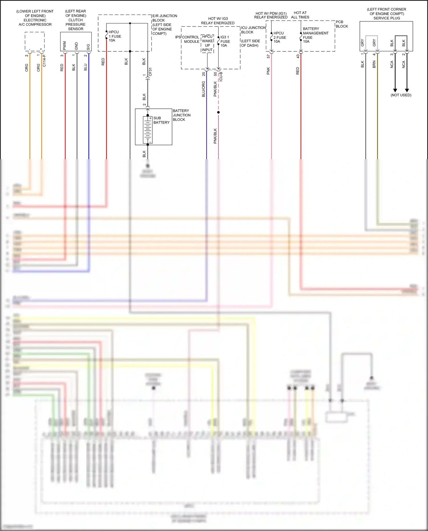 Hyundai Tucson IV (2020-2024) ips control module wiring diagram  (87 of 107)