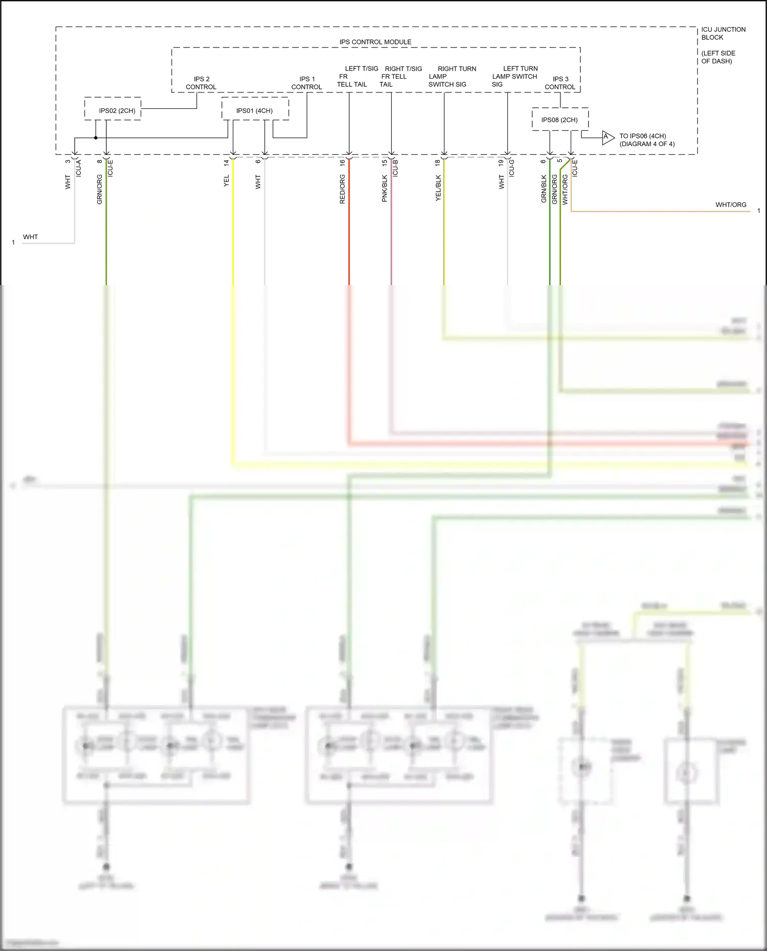 Hyundai Tucson IV (2020-2024) ips control module wiring diagram  (101 of 107)
