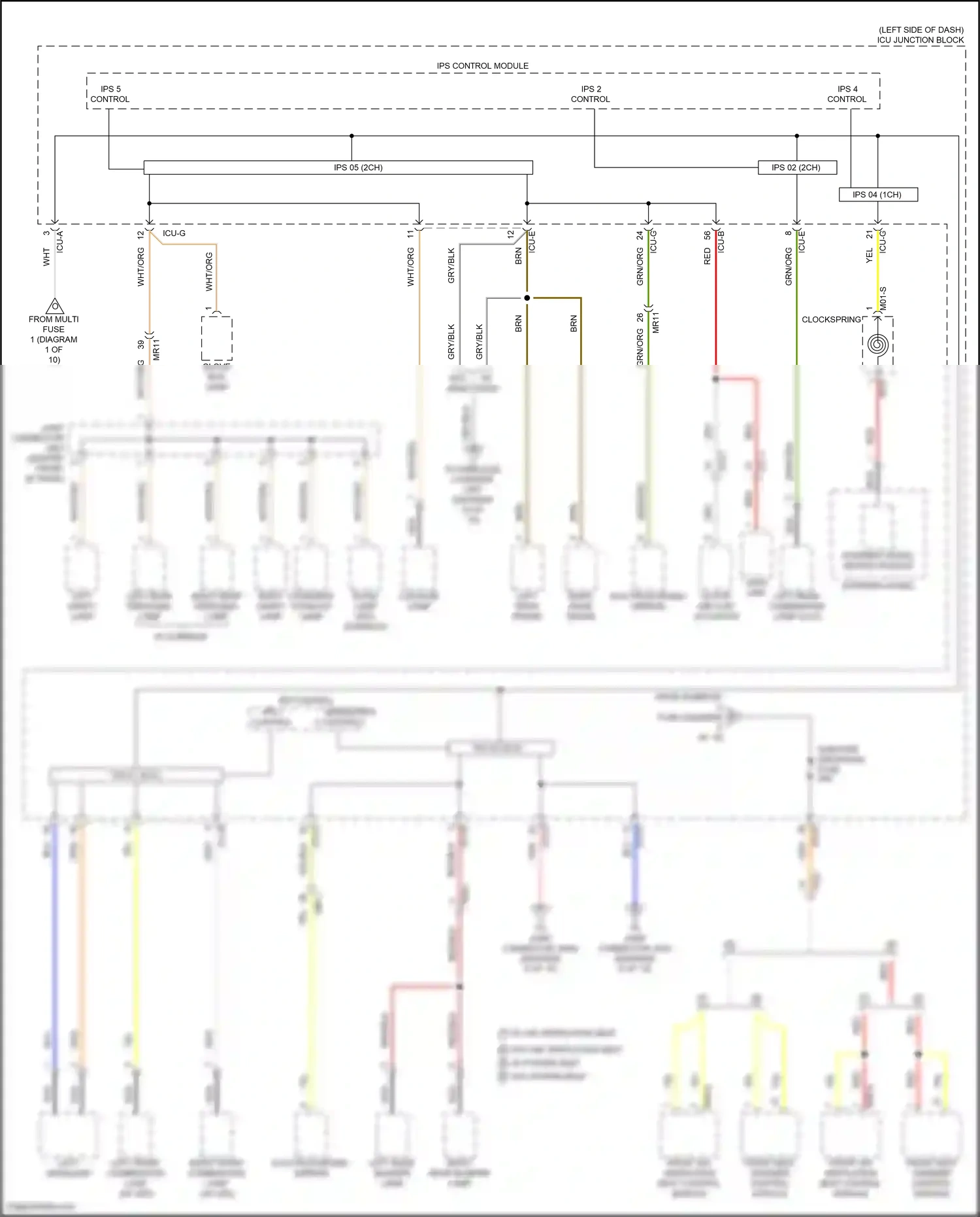 Hyundai Tucson IV (2020-2024) ips control module wiring diagram  (92 of 107)