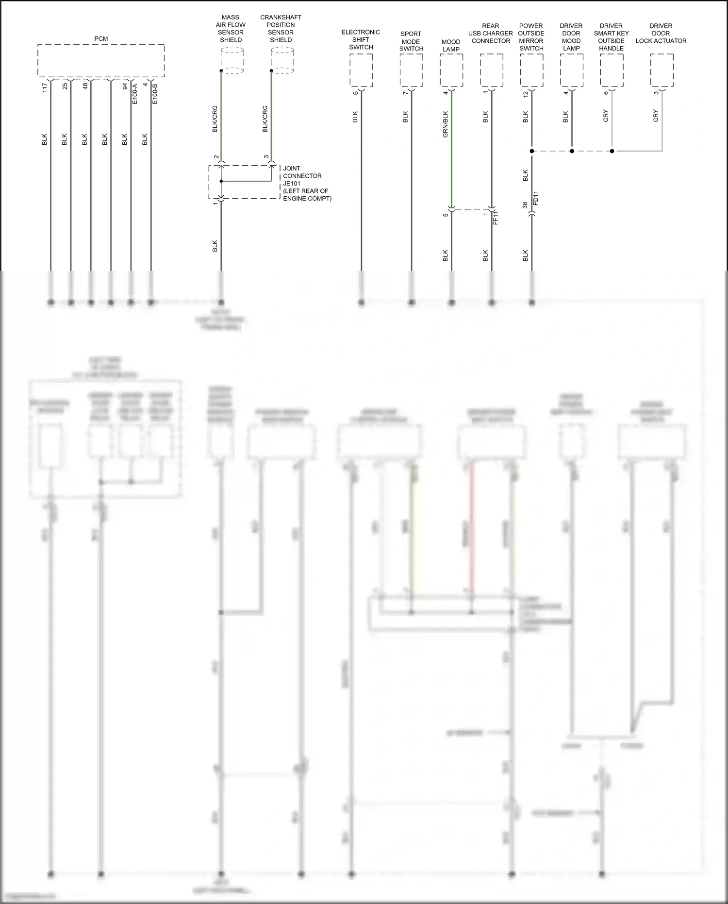 Hyundai Tucson IV (2020-2024) ips control module wiring diagram  (99 of 107)