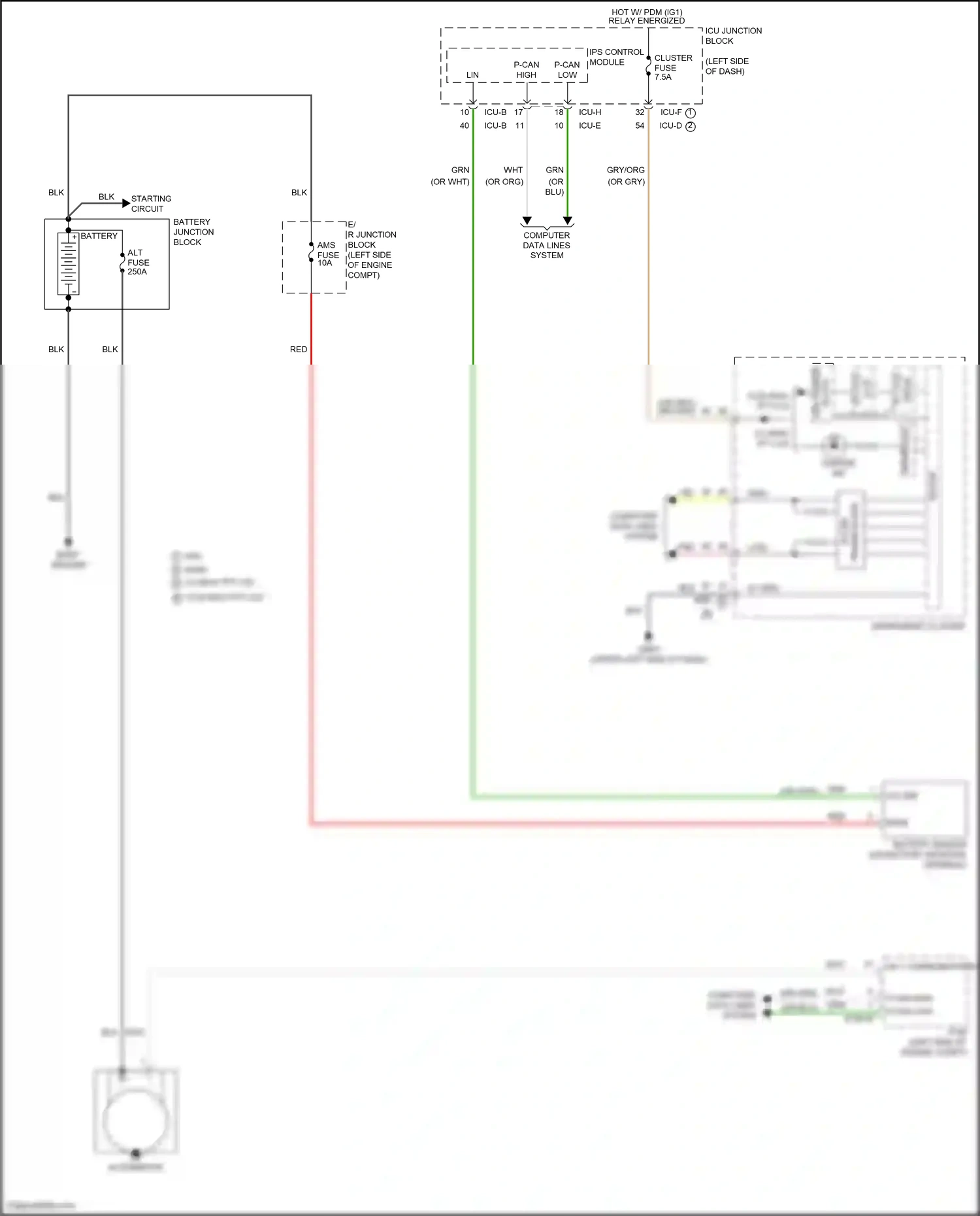 Hyundai Tucson IV (2020-2024) ips control module wiring diagram  (71 of 107)
