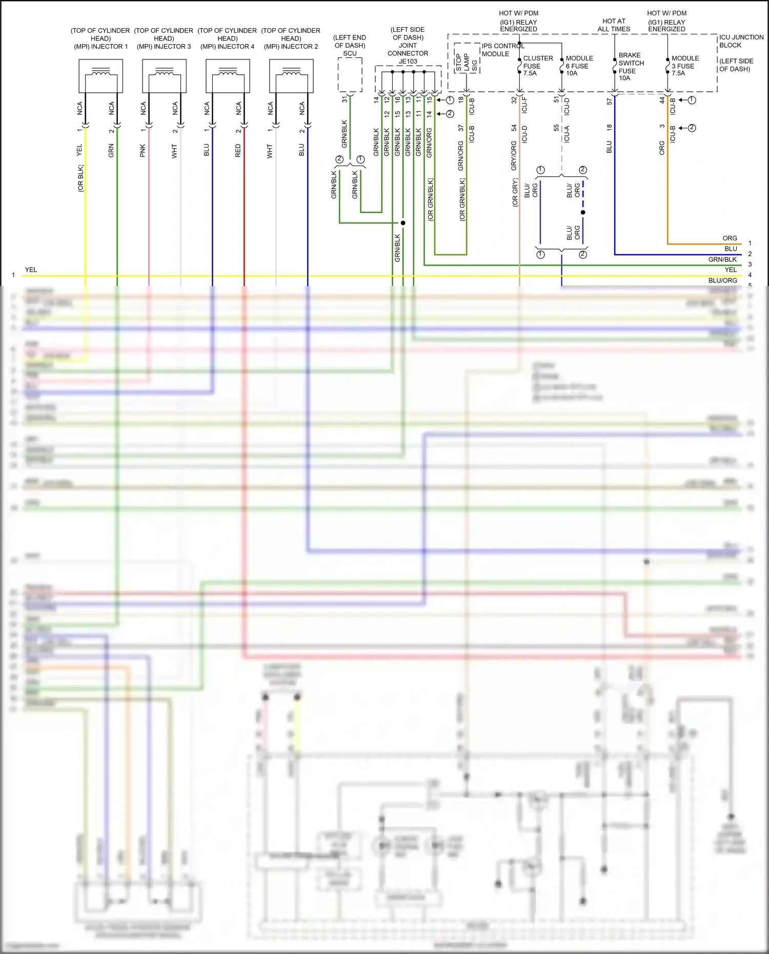 Hyundai Tucson IV (2020-2024) ips control module wiring diagram  (90 of 107)