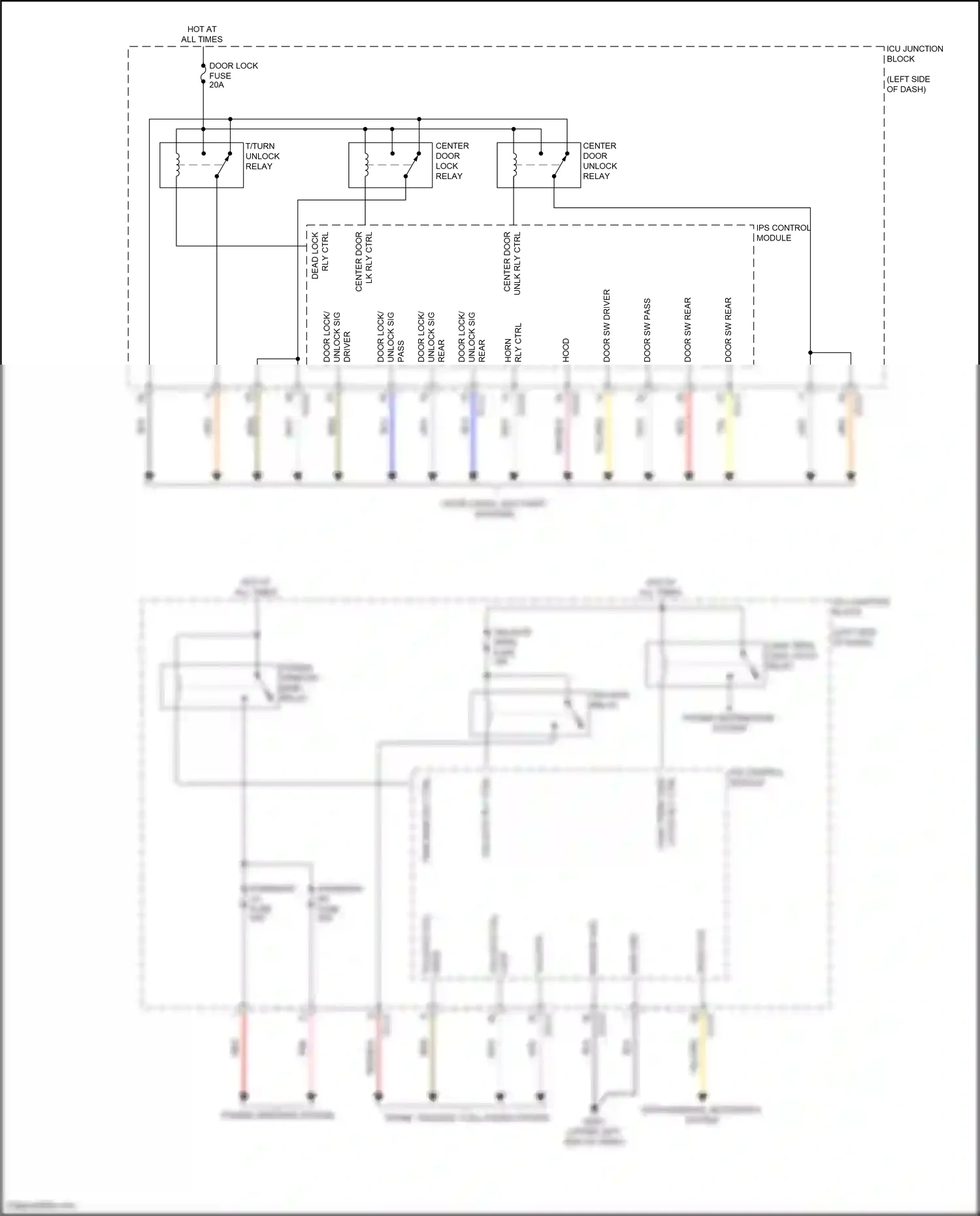Hyundai Tucson IV (2020-2024) ips control module wiring diagram  (56 of 107)