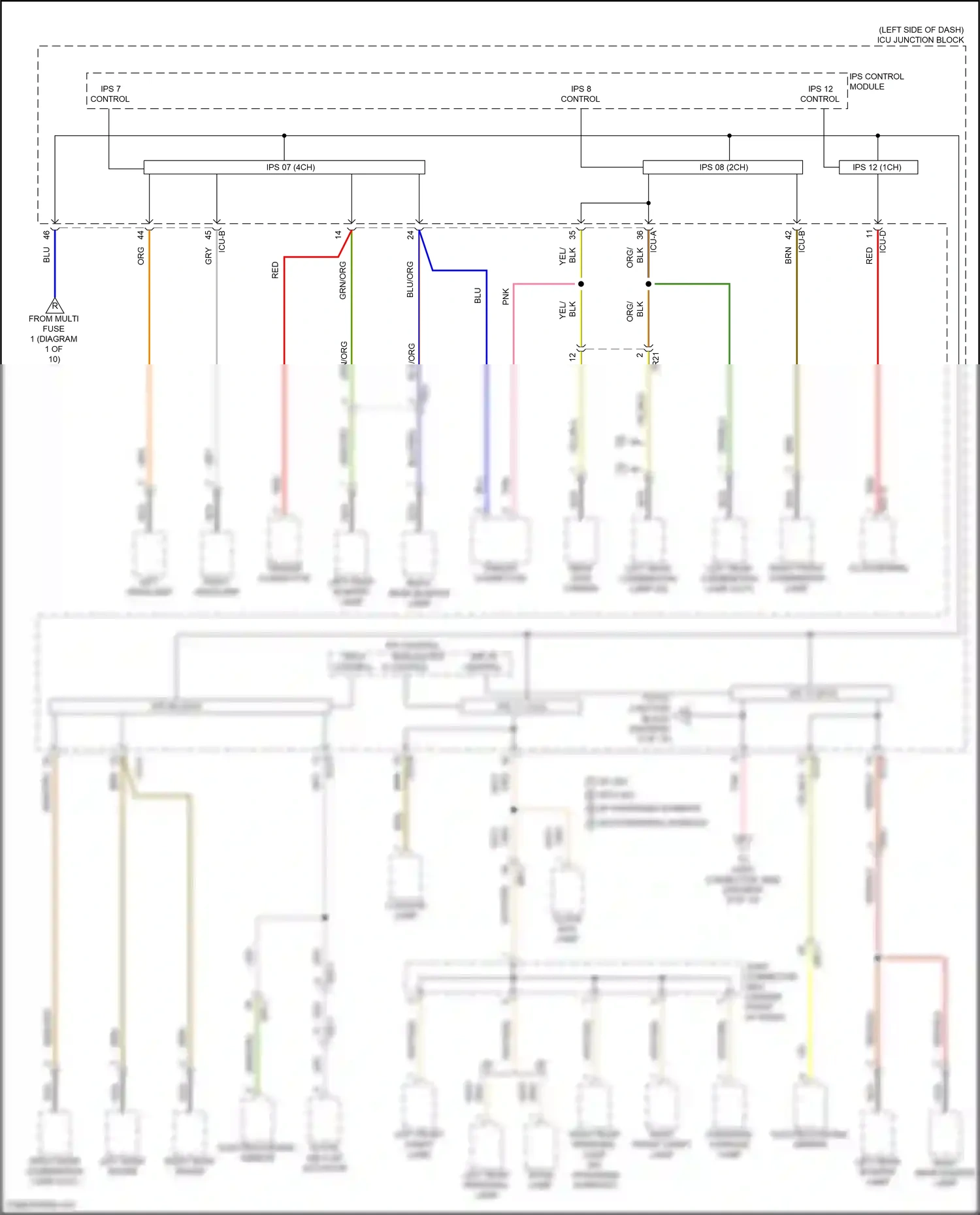 Hyundai Tucson IV (2020-2024) ips control module wiring diagram  (107 of 107)