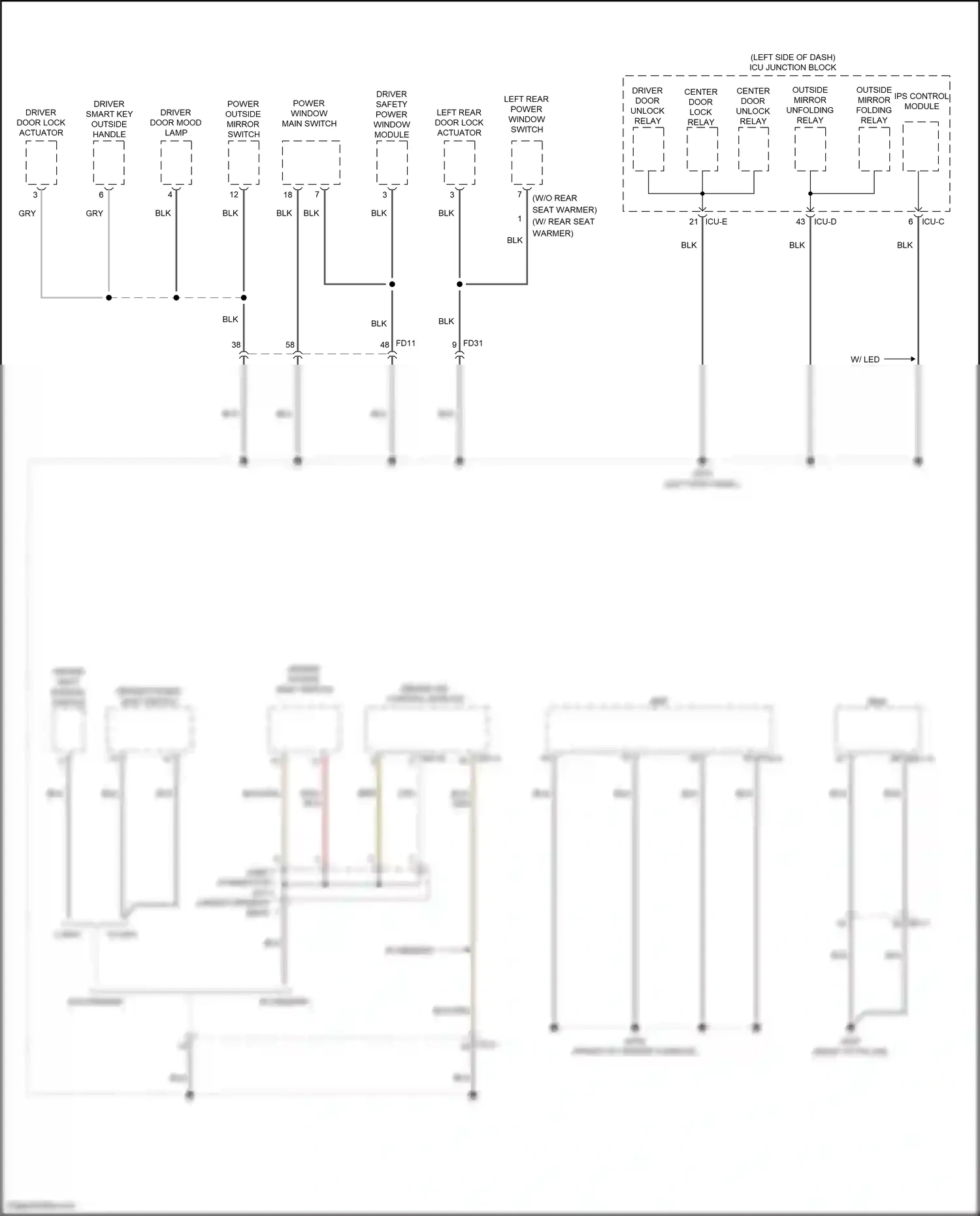 Hyundai Tucson IV (2020-2024) ips control module wiring diagram  (82 of 107)