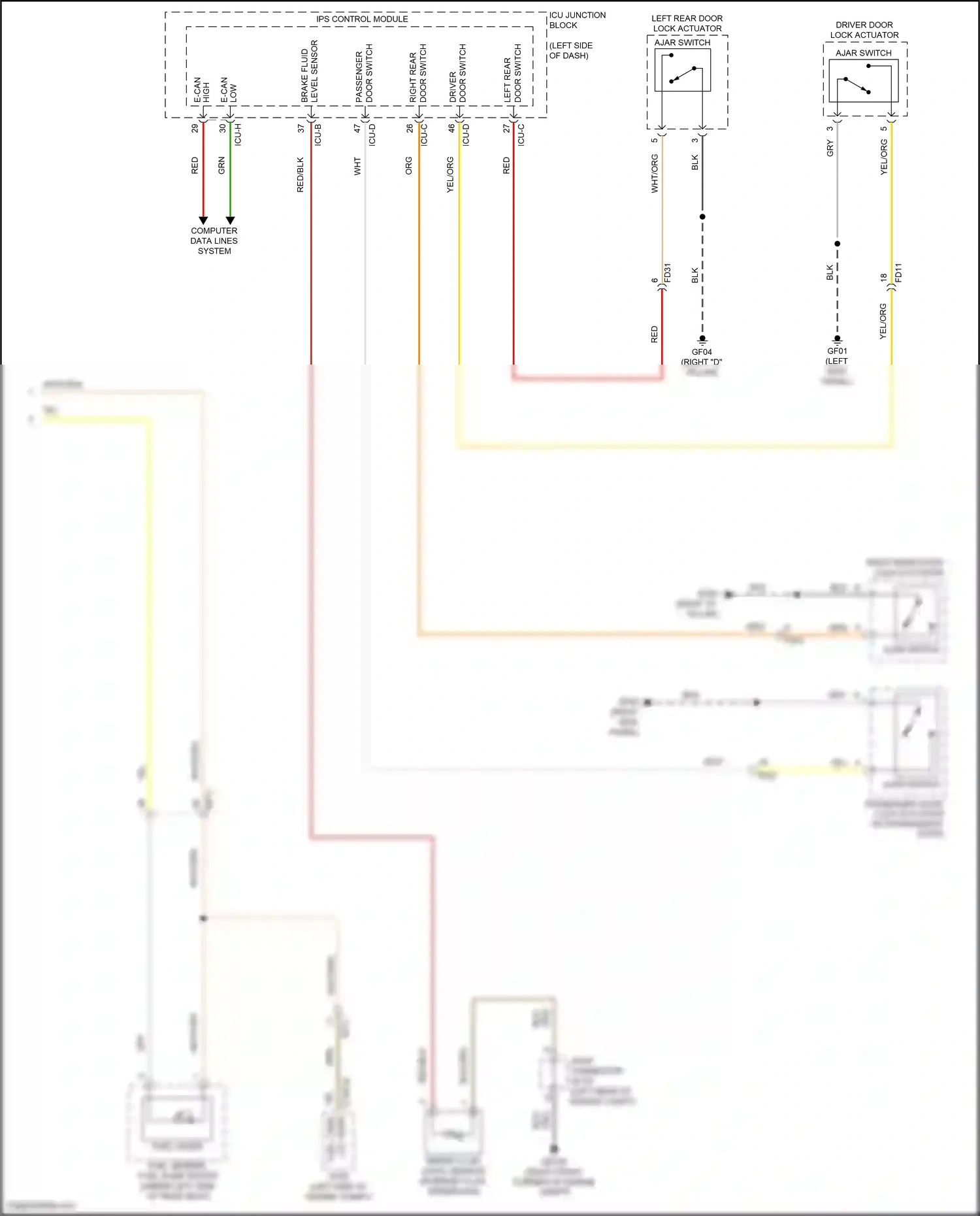Hyundai Tucson IV (2020-2024) level sensor wiring diagram  (3 of 7)