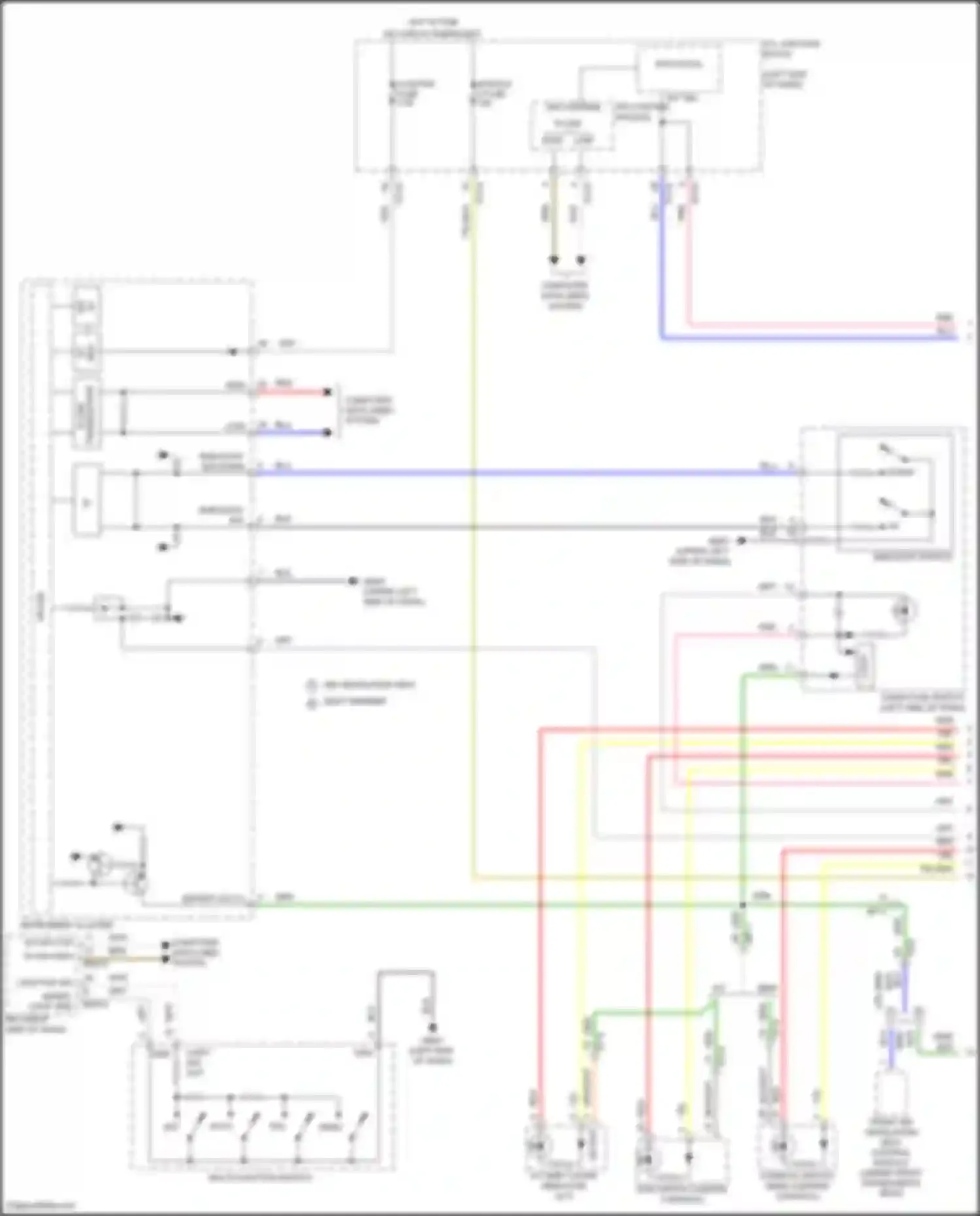Wiring diagram light sw out for Hyundai Tucson IV (2020-2024) (6 of 7)