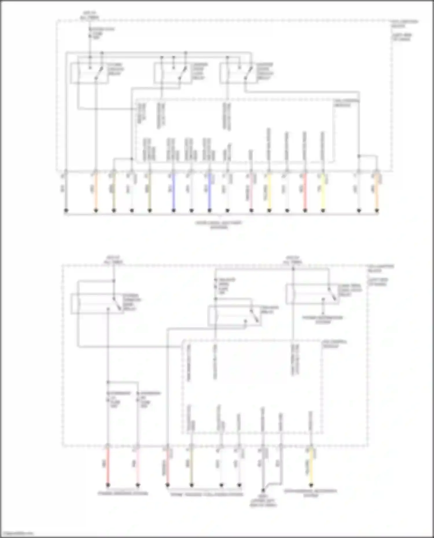 Wiring diagram main gnd for Hyundai Tucson IV (2020-2024) (4 of 4)