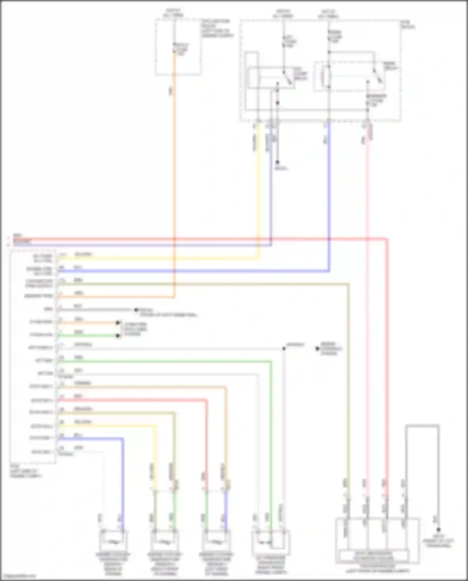 Wiring diagram main relay for Hyundai Tucson IV (2020-2024) (2 of 6)