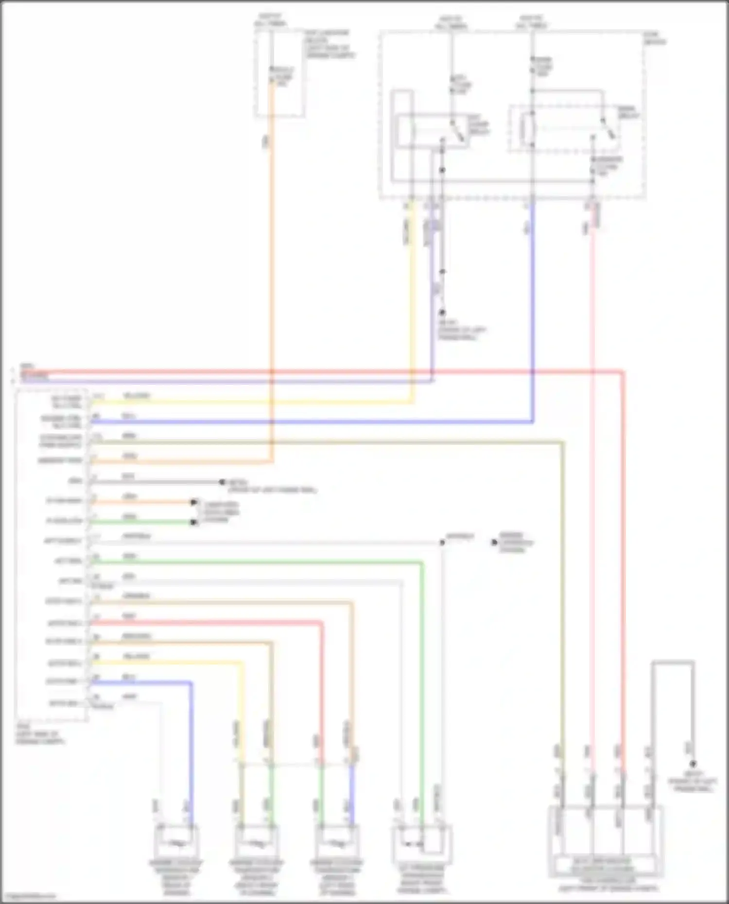 Wiring diagram main relay for Hyundai Tucson IV (2020-2024) (4 of 6)