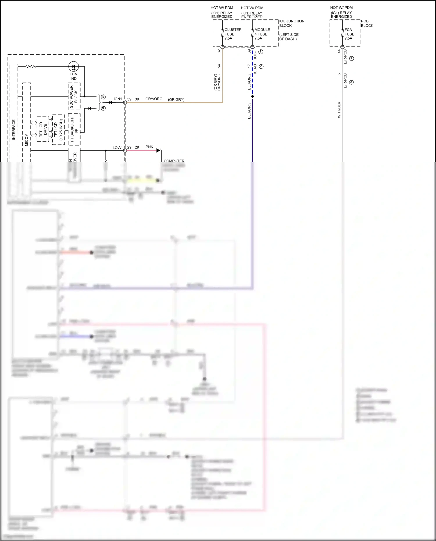 Hyundai Tucson IV (2020-2024) multi-function front view camera wiring diagram  (10 of 12)