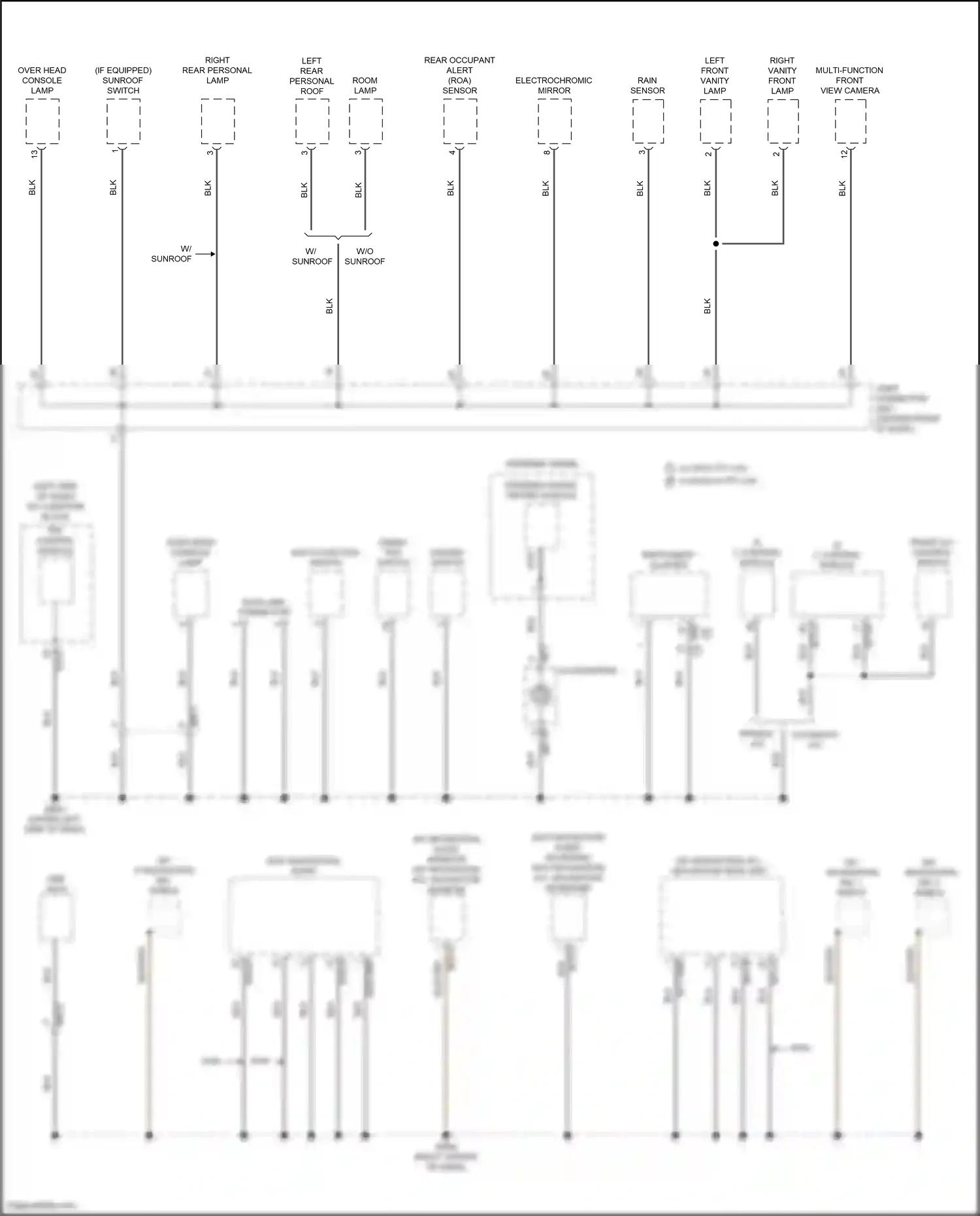 Hyundai Tucson IV (2020-2024) multi-function front view camera wiring diagram  (5 of 12)