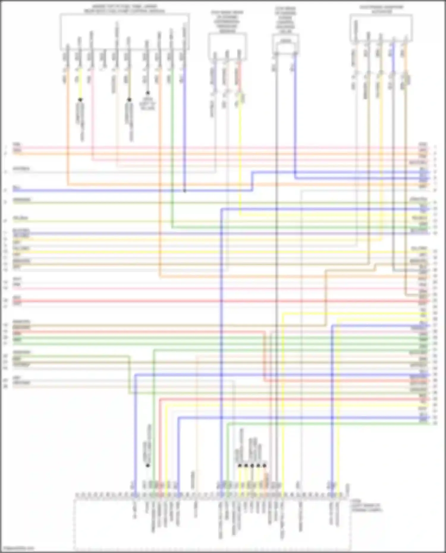 Wiring diagram ocv in ctrl for Hyundai Tucson IV (2020-2024) (1 of 2)