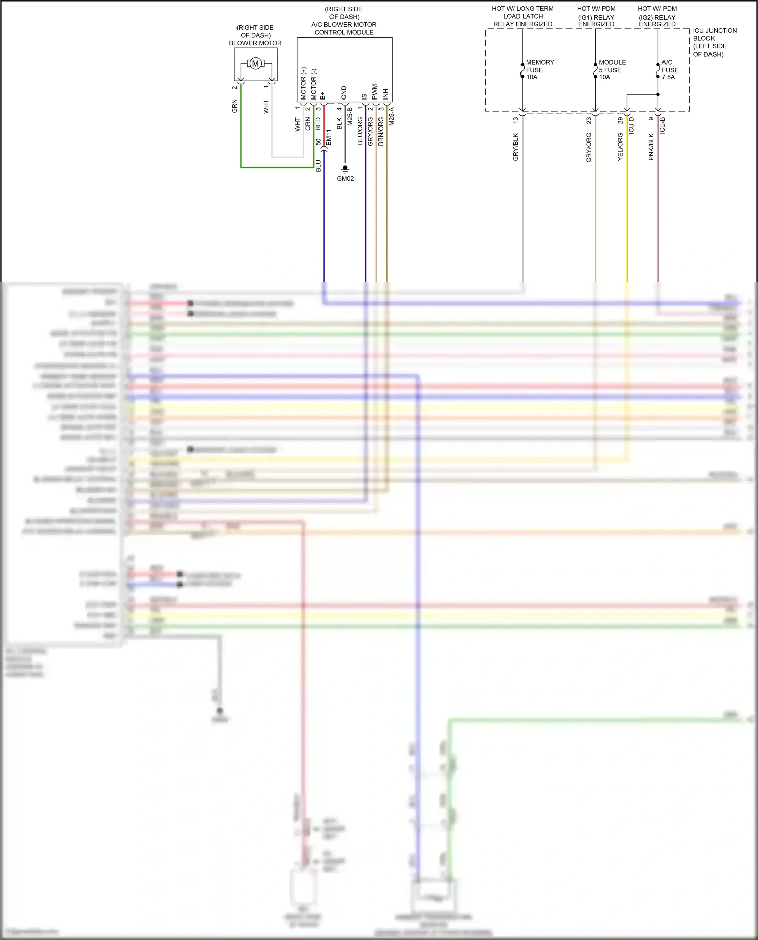 Hyundai Tucson IV (2020-2024) on/start input wiring diagram  (28 of 68)