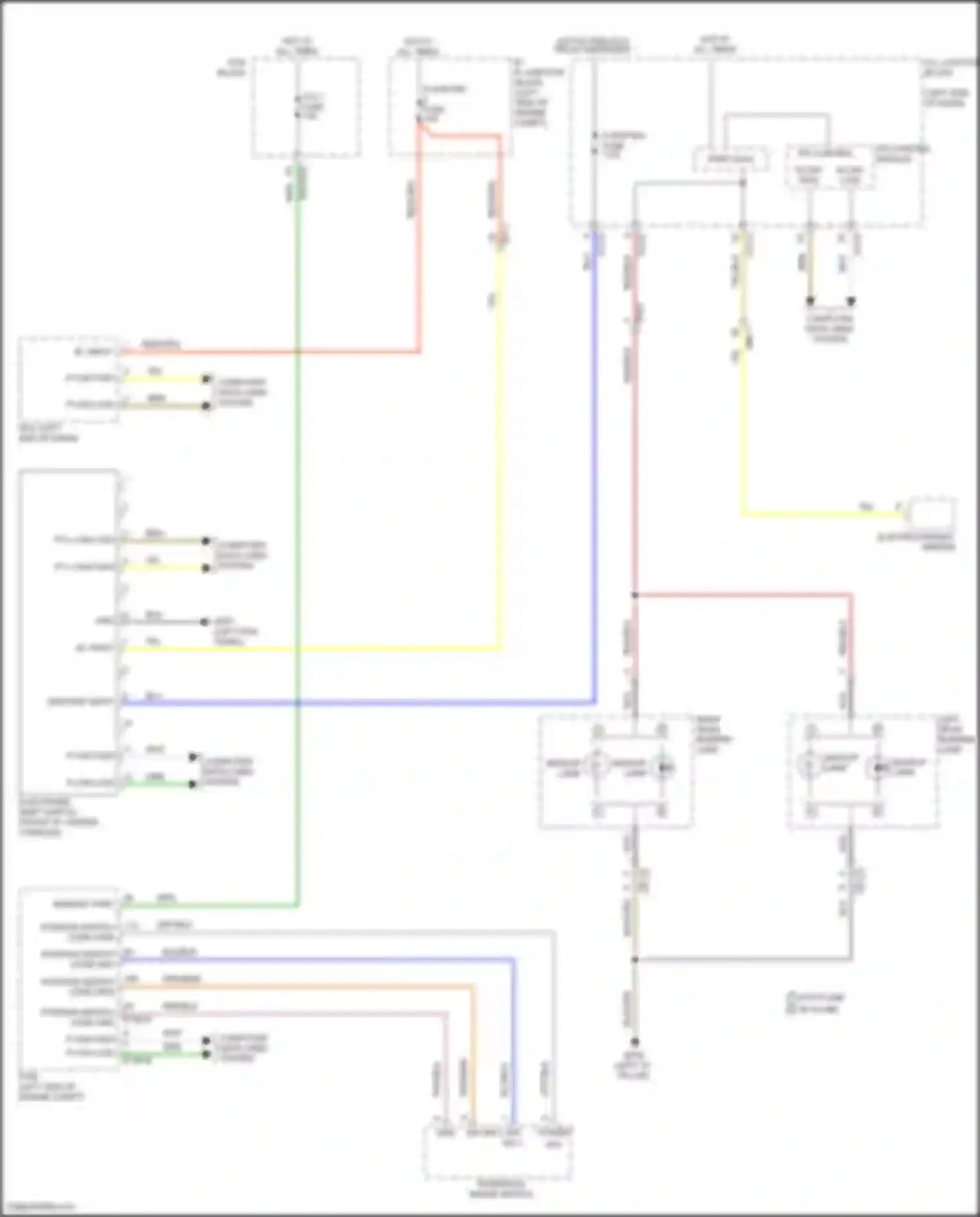 Wiring diagram org/brn for Hyundai Tucson IV (2020-2024) (1 of 2)