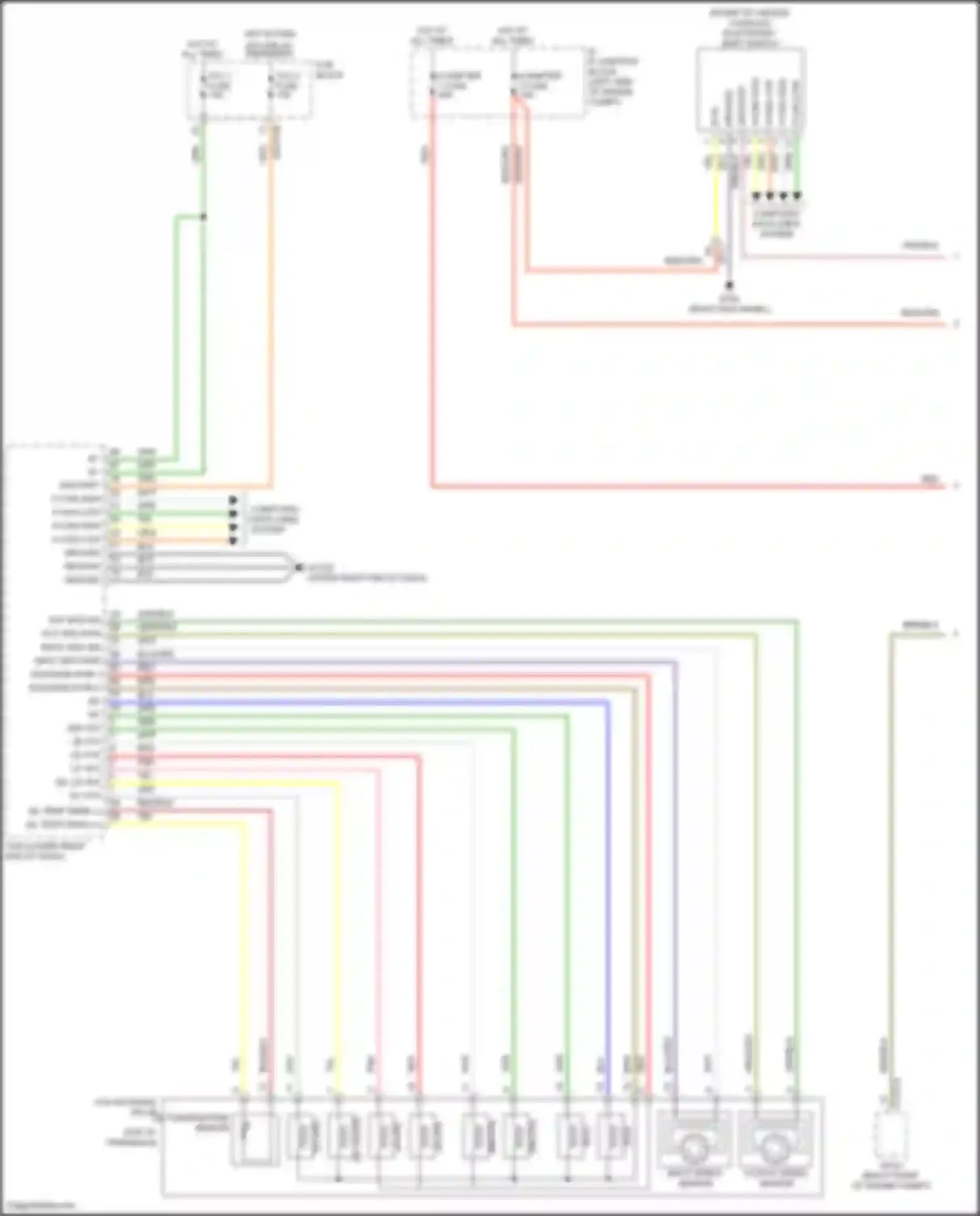 Wiring diagram out spd sig for Hyundai Tucson IV (2020-2024) (2 of 2)
