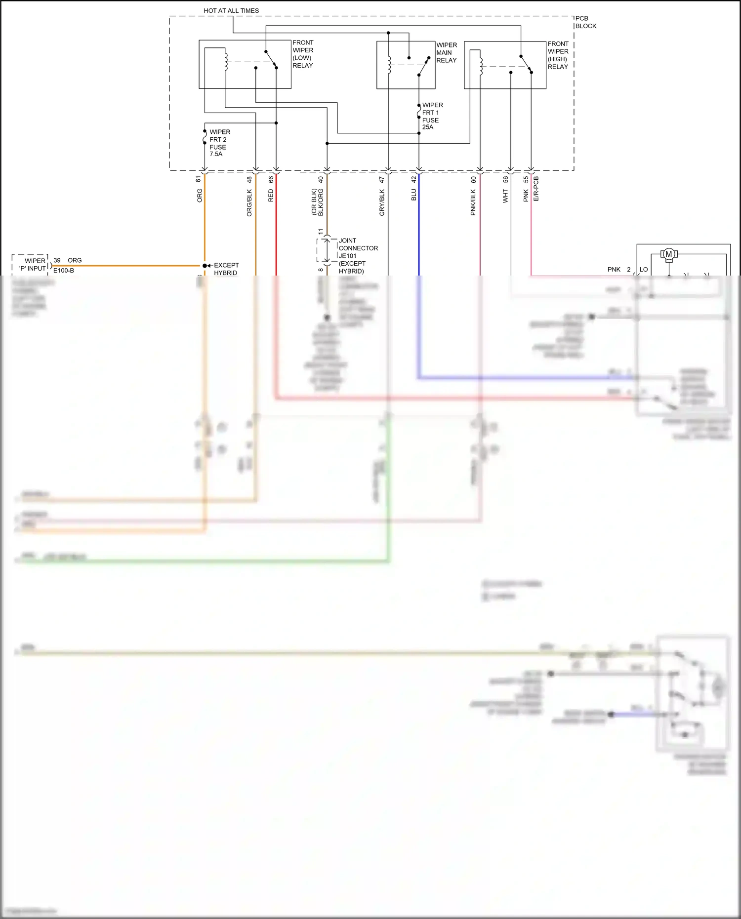 Hyundai Tucson IV (2020-2024) pcb block wiring diagram  (5 of 58)