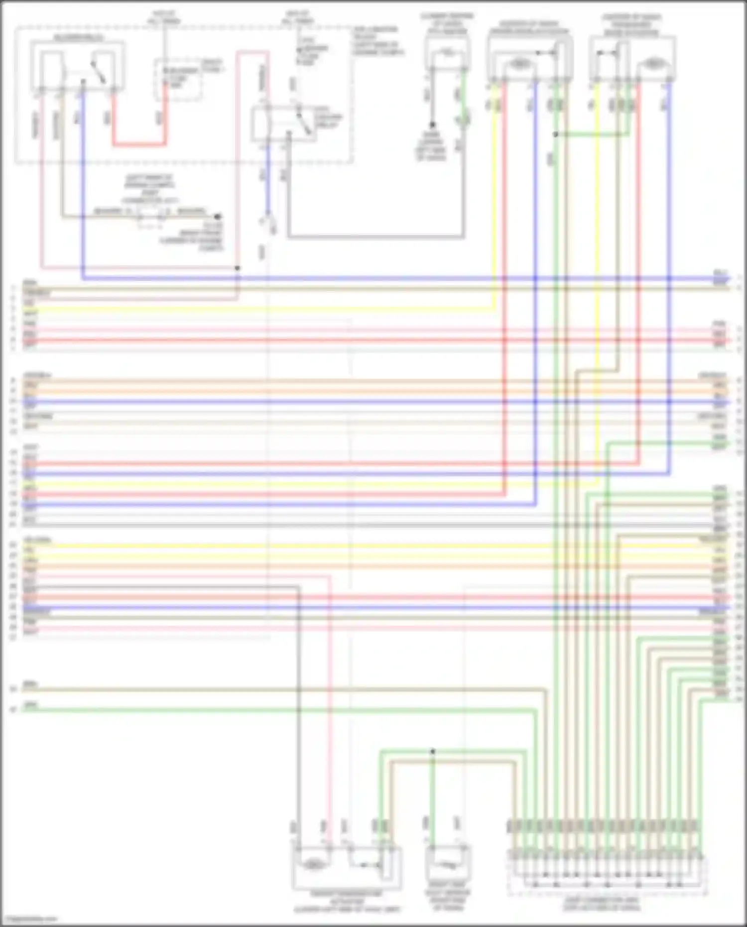 Wiring diagram ptc heater relay for Hyundai Tucson IV (2020-2024) (5 of 14)