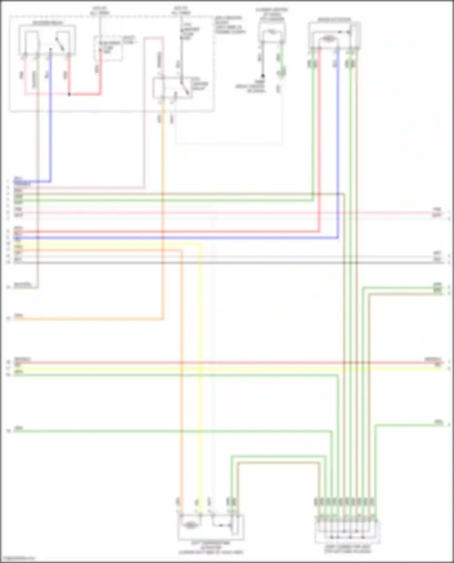 Wiring diagram red for Hyundai Tucson IV (2020-2024) (90 of 377)