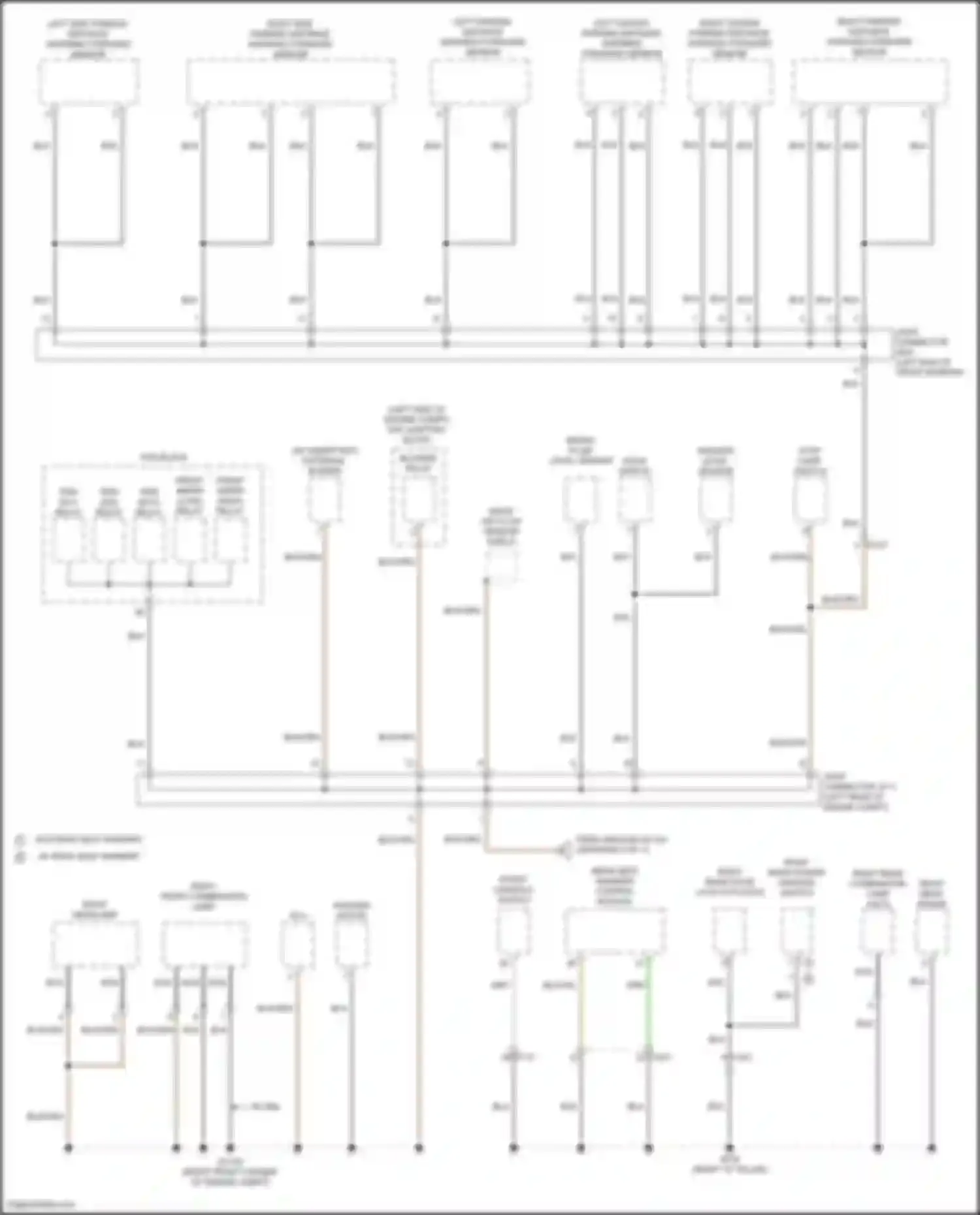 Wiring diagram right headlamp for Hyundai Tucson IV (2020-2024) (2 of 13)
