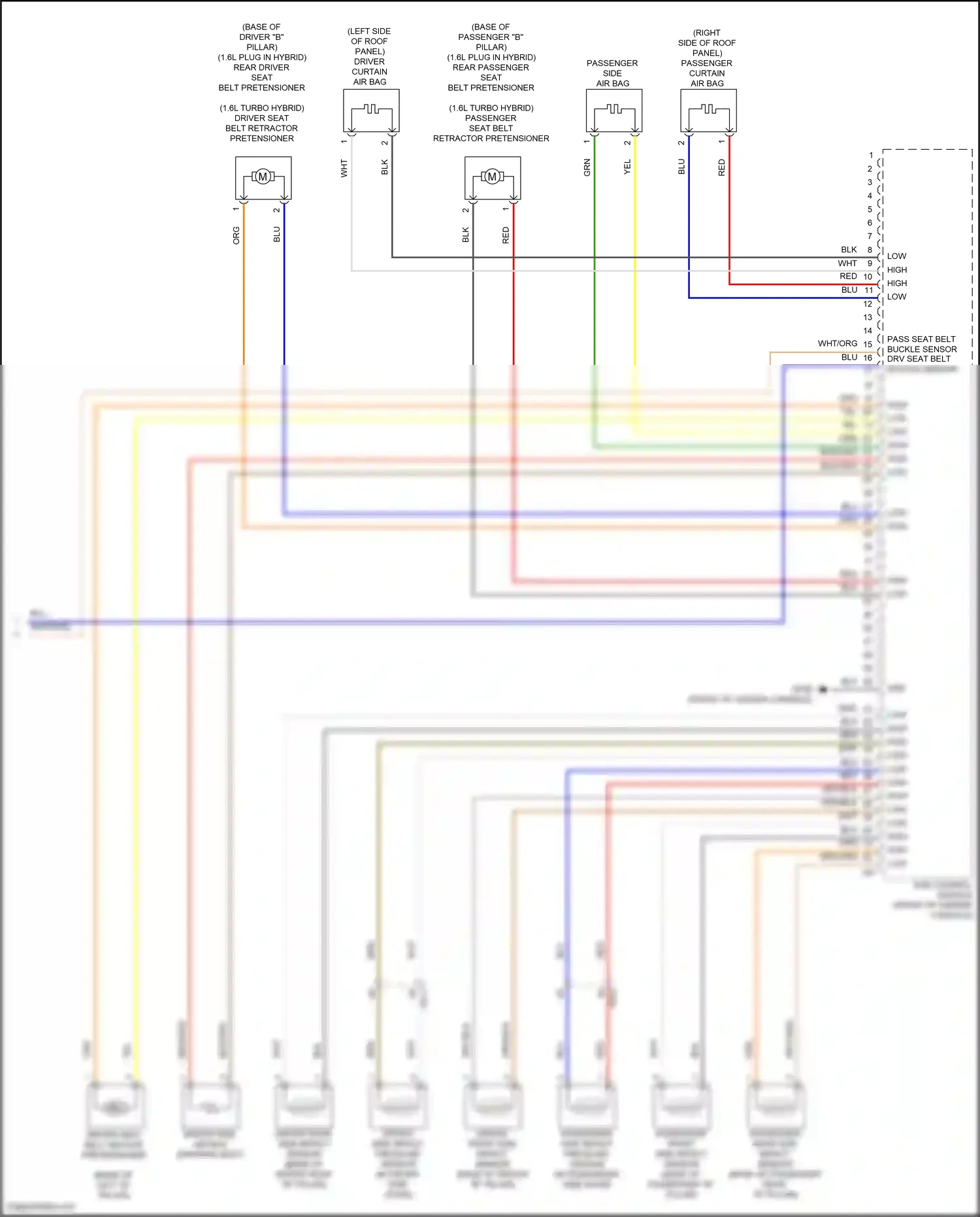 Hyundai Tucson IV (2020-2024) srs control module wiring diagram  (8 of 21)