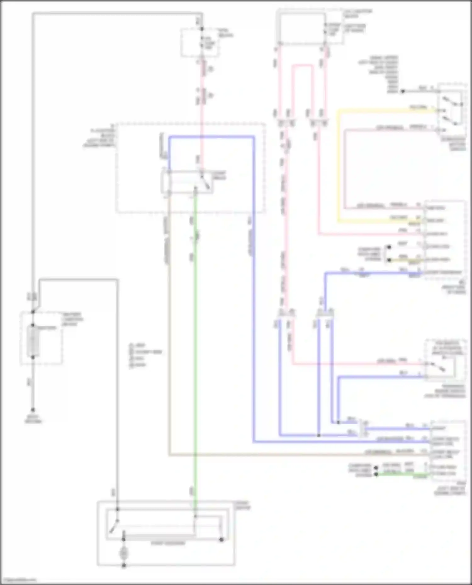 Wiring diagram start rly for Hyundai Tucson IV (2020-2024) (1 of 1)